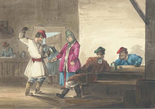 At The Inn; And Hay Barge — Karl Ivanovich Kollman