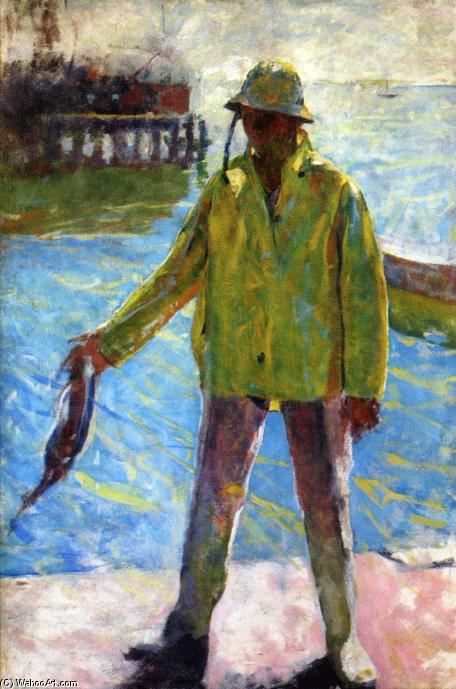 Portrait Of Henry Hensche — Charles Webster Hawthorne
