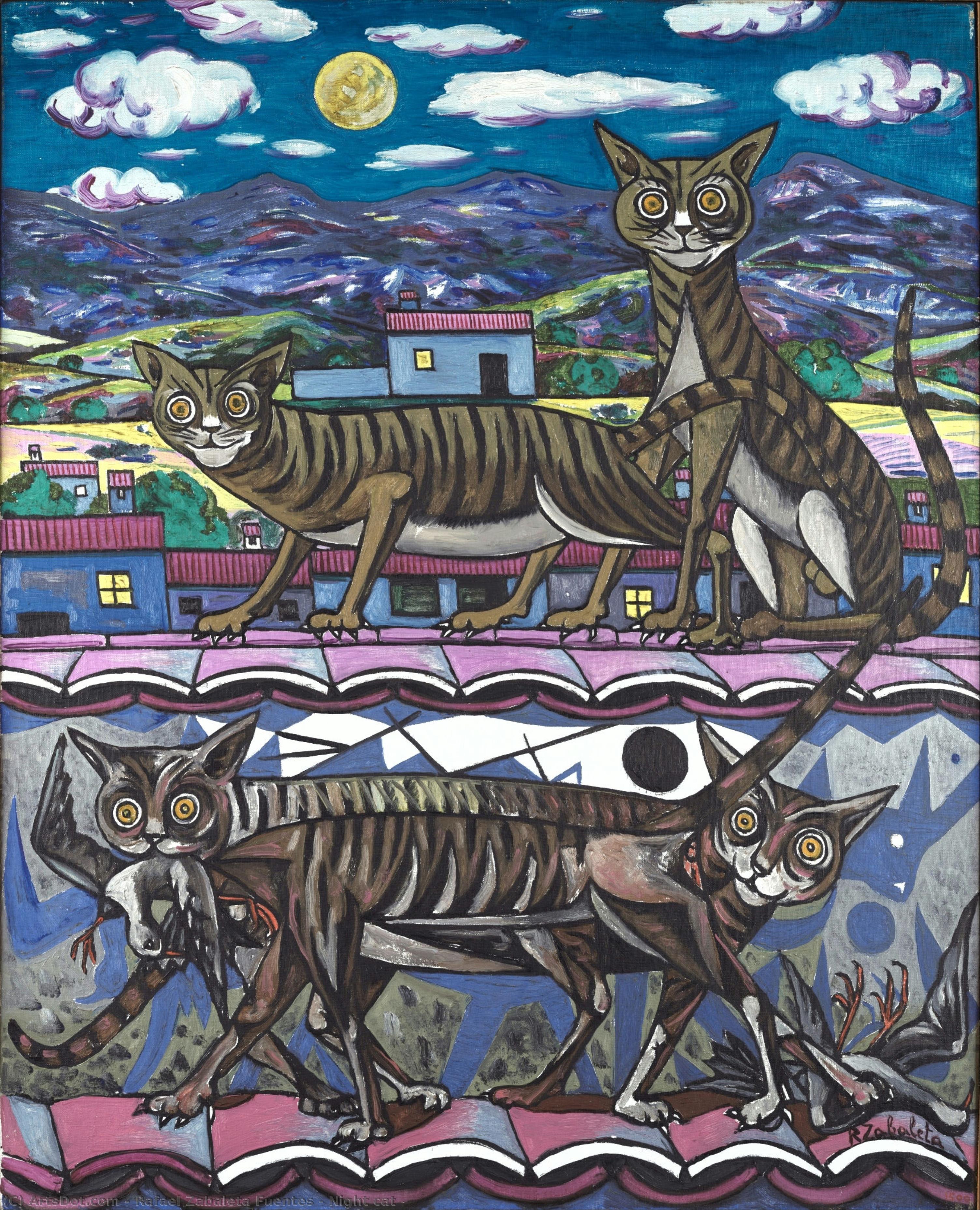 Night Cat — Rafael Zabaleta Fuentes