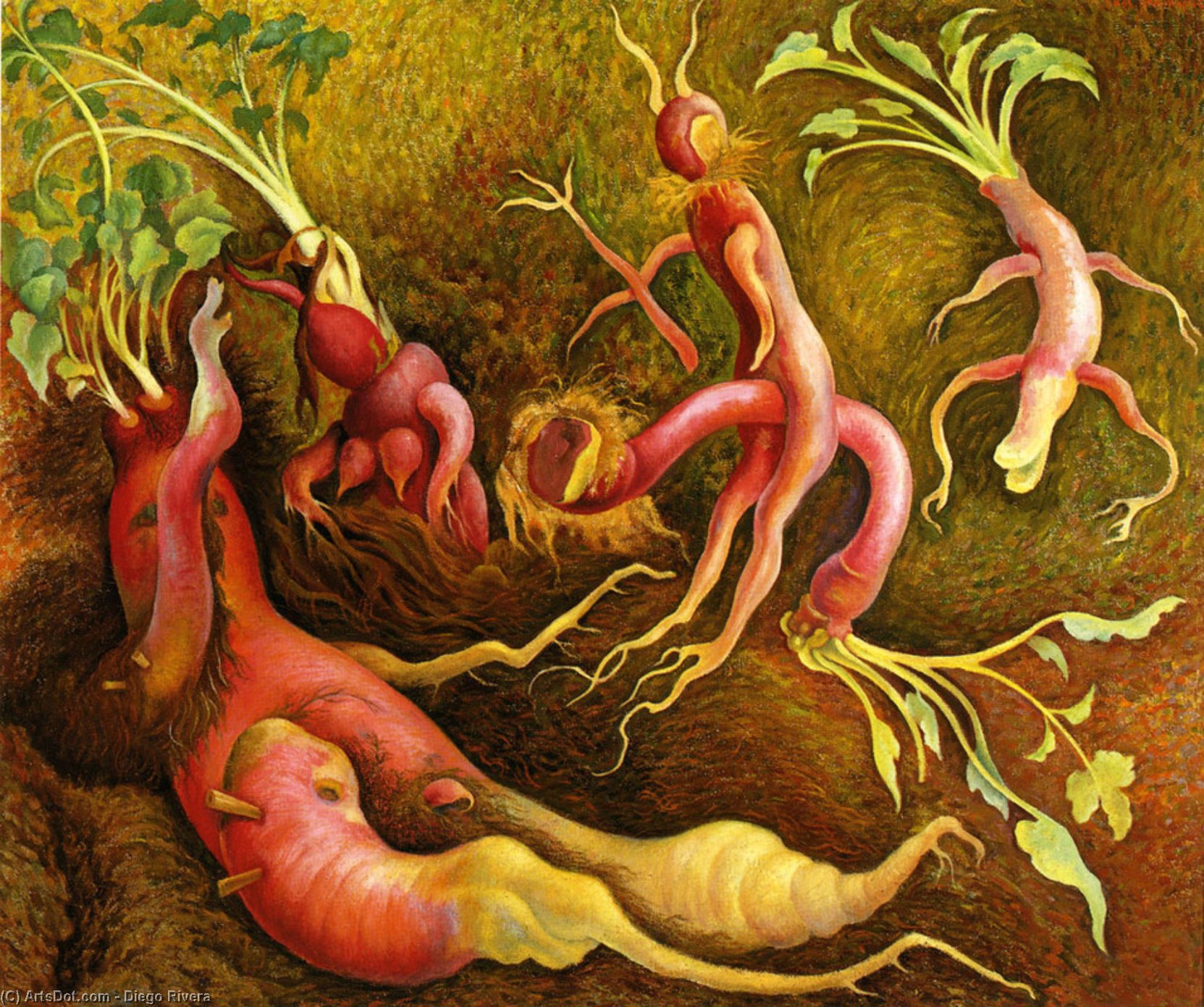 The Tenptations Of Saint Antony — Diego Rivera