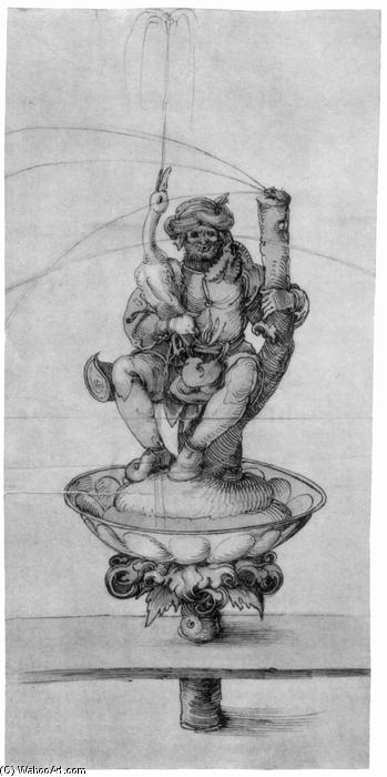 Bauer Goose With A Fountain Figure — Albrecht Dürer