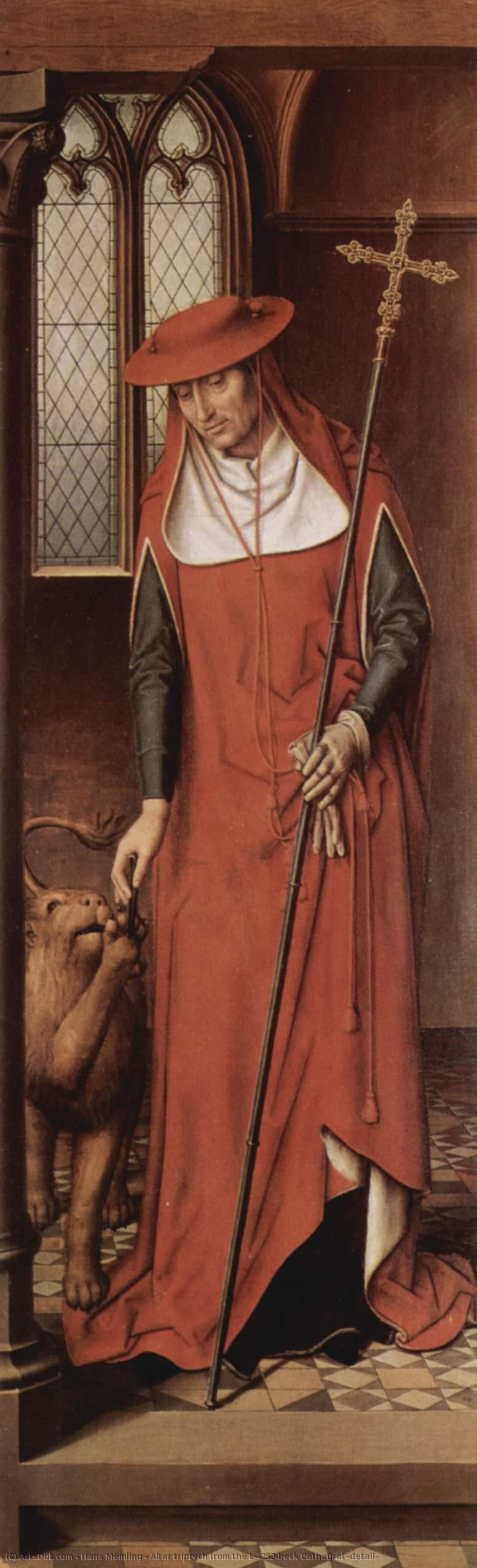 Altar Triptych From The Lübeck Cathedral (detail) — Memling, Hans