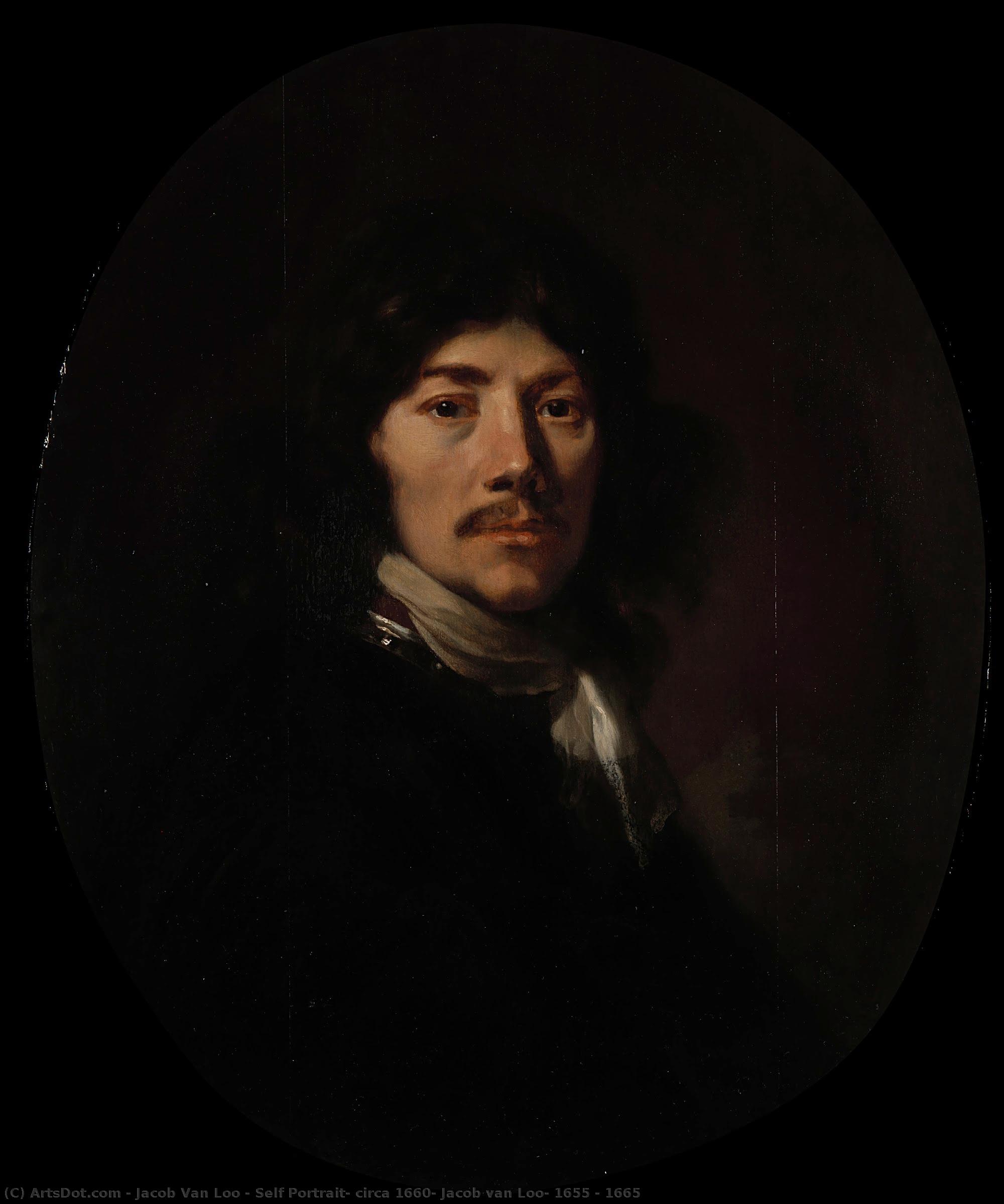 Self Portrait, Circa 1660, Jacob Van Loo, 1655 - 1665 — Jacob Van Loo