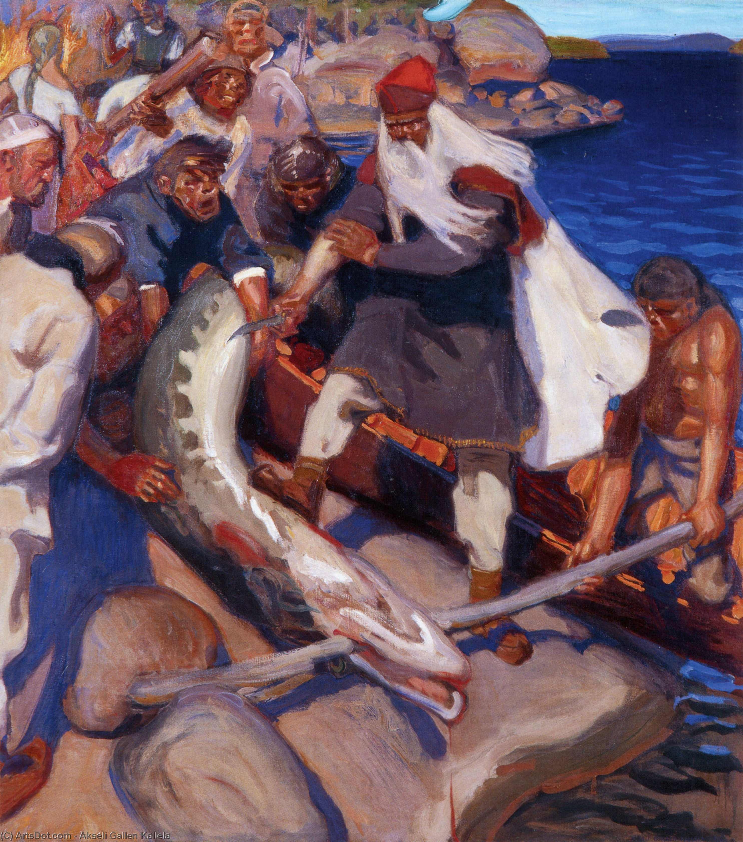 The Great Pike — Akseli Gallen-kallela