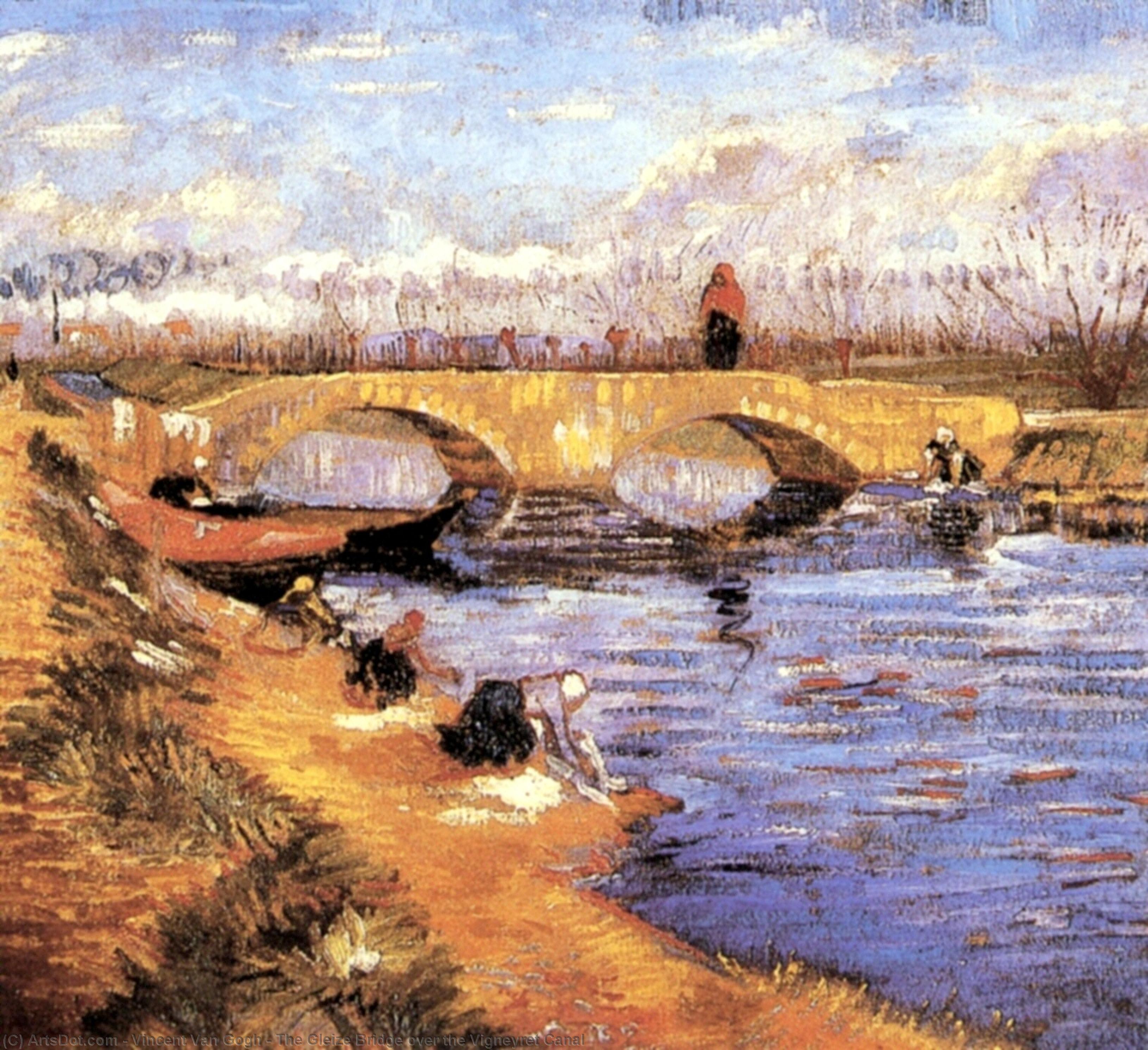 The Gleize Bridge Over The Vigneyret Canal — Vincent Willem Van Gogh