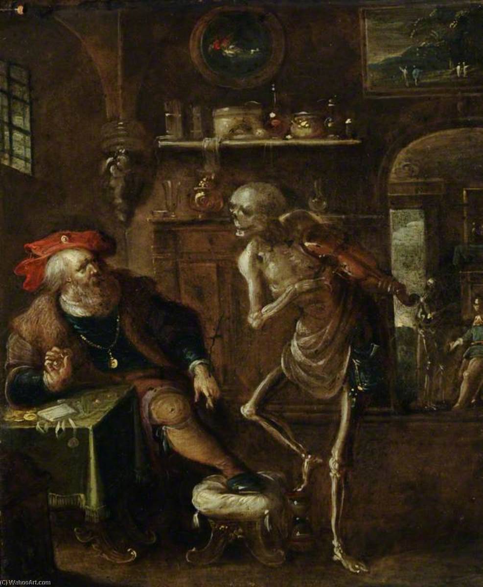 An Allegory Of Death And The Rich Man — Frans Iii Francken