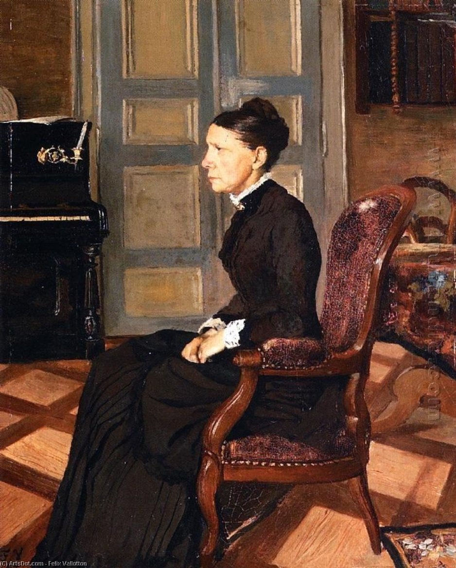 The Artist`s Mother — Félix Vallotton