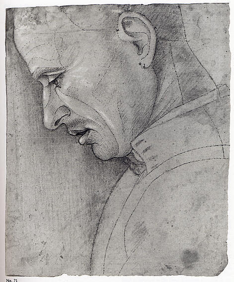 Head Of A Man In Profile — Luca Signorelli