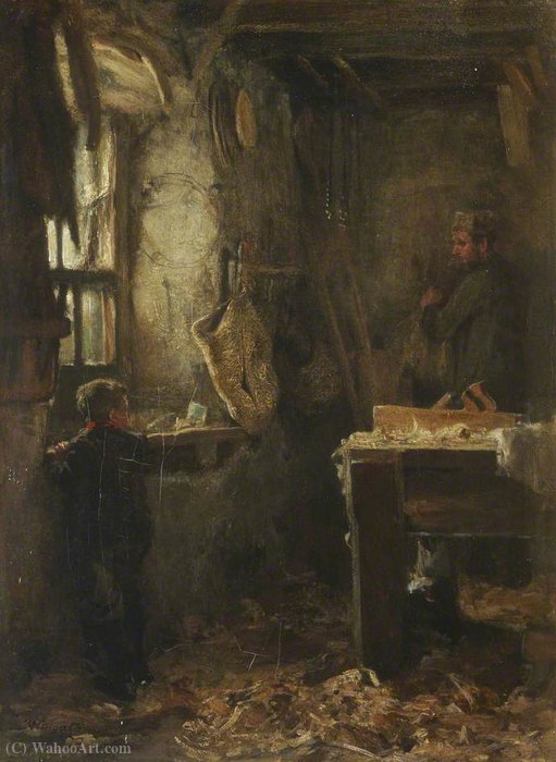 Interior, Carpenter's Shop — James Lawton Wingate