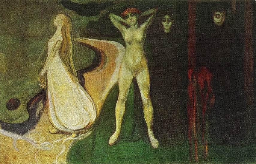Woman At Three Stages — Edvard Munch