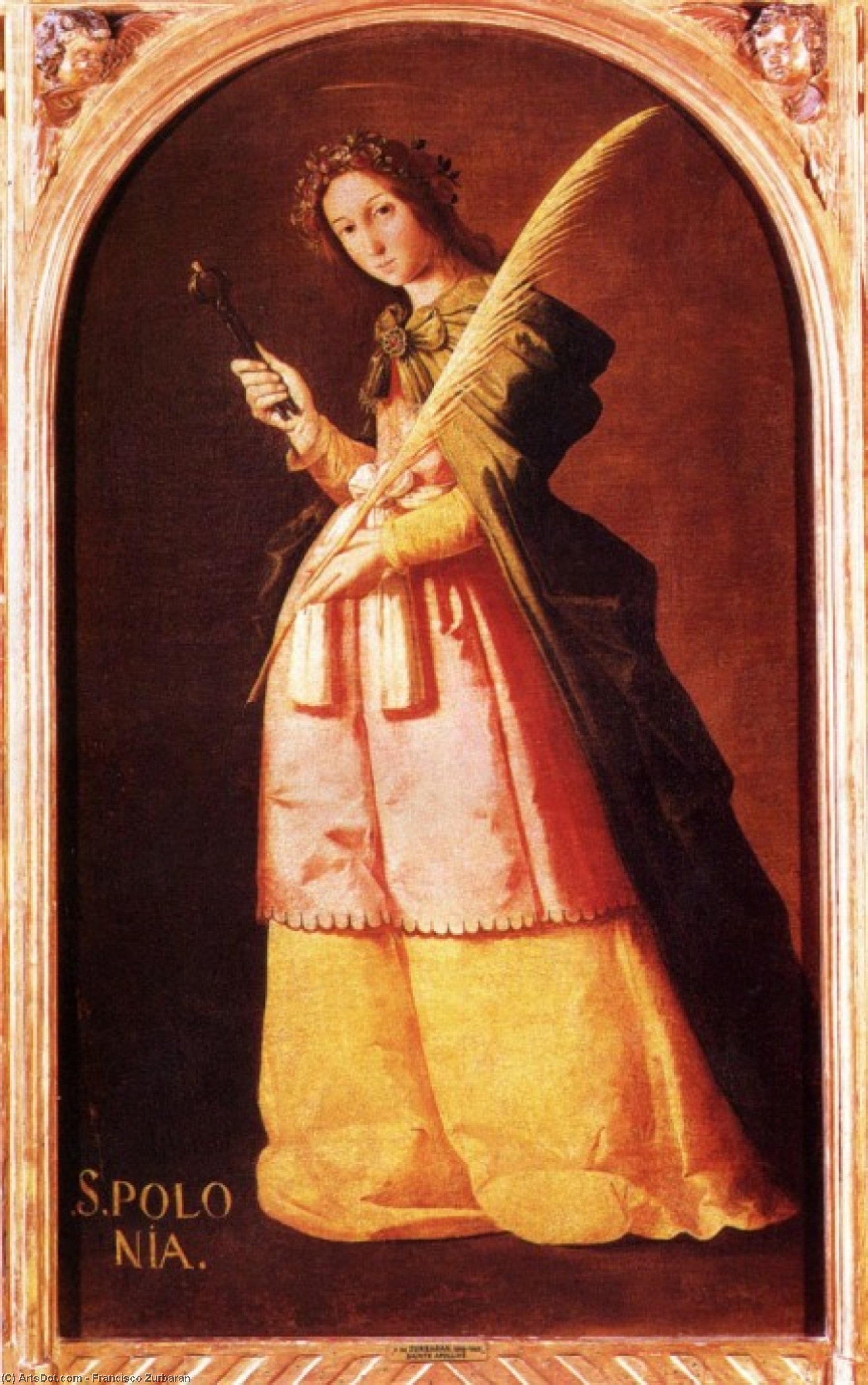 De St Apollonia — Francisco De Zurbarán