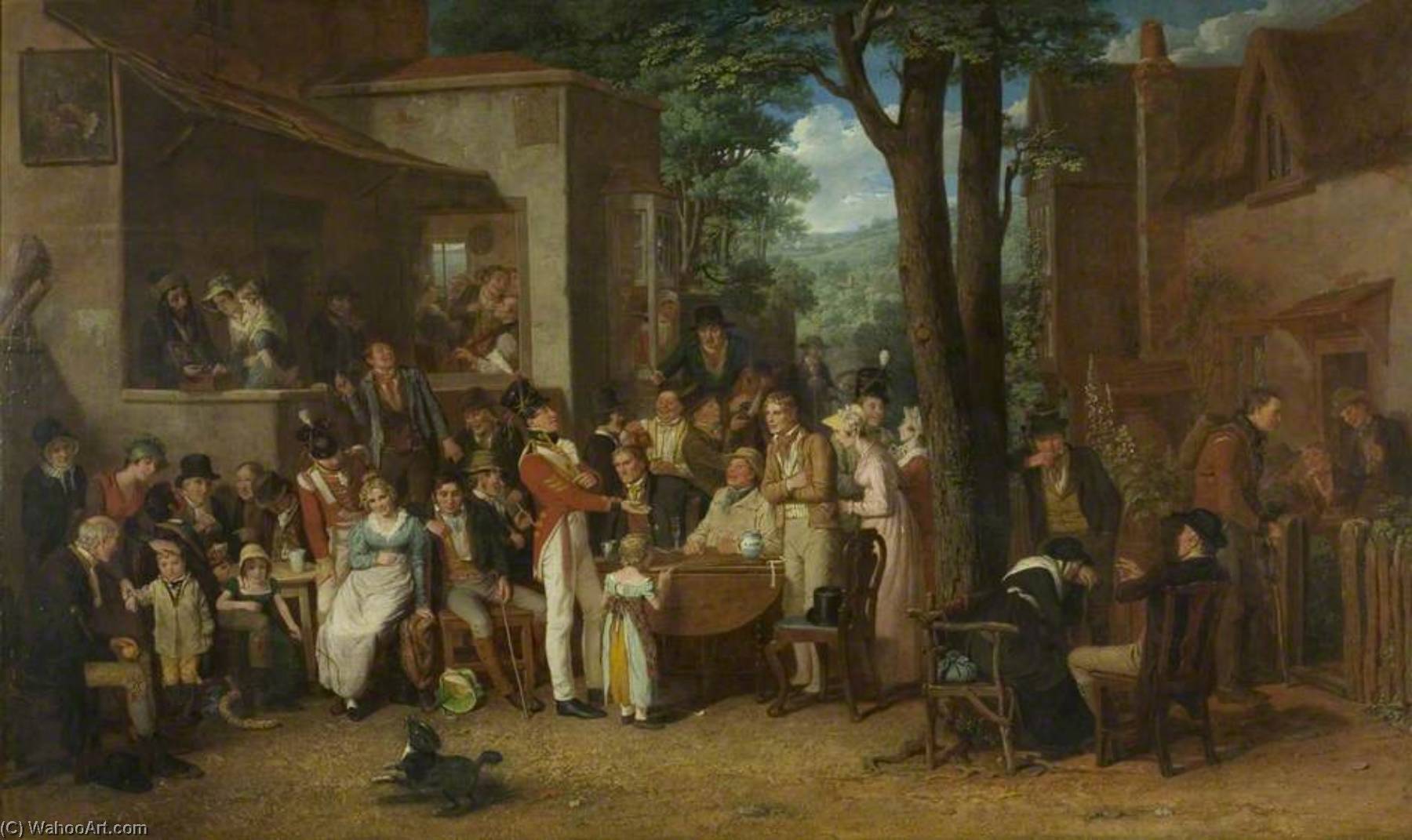 The Recruiting Party — Edward Villiers Rippingille