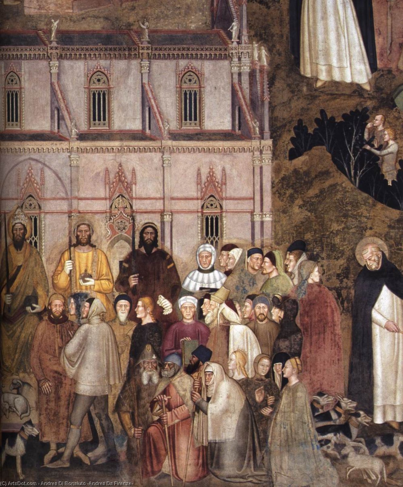 Way Of Salvation (detail)_2 — Andrea Di Bonaiuto (andrea Da Firenze)
