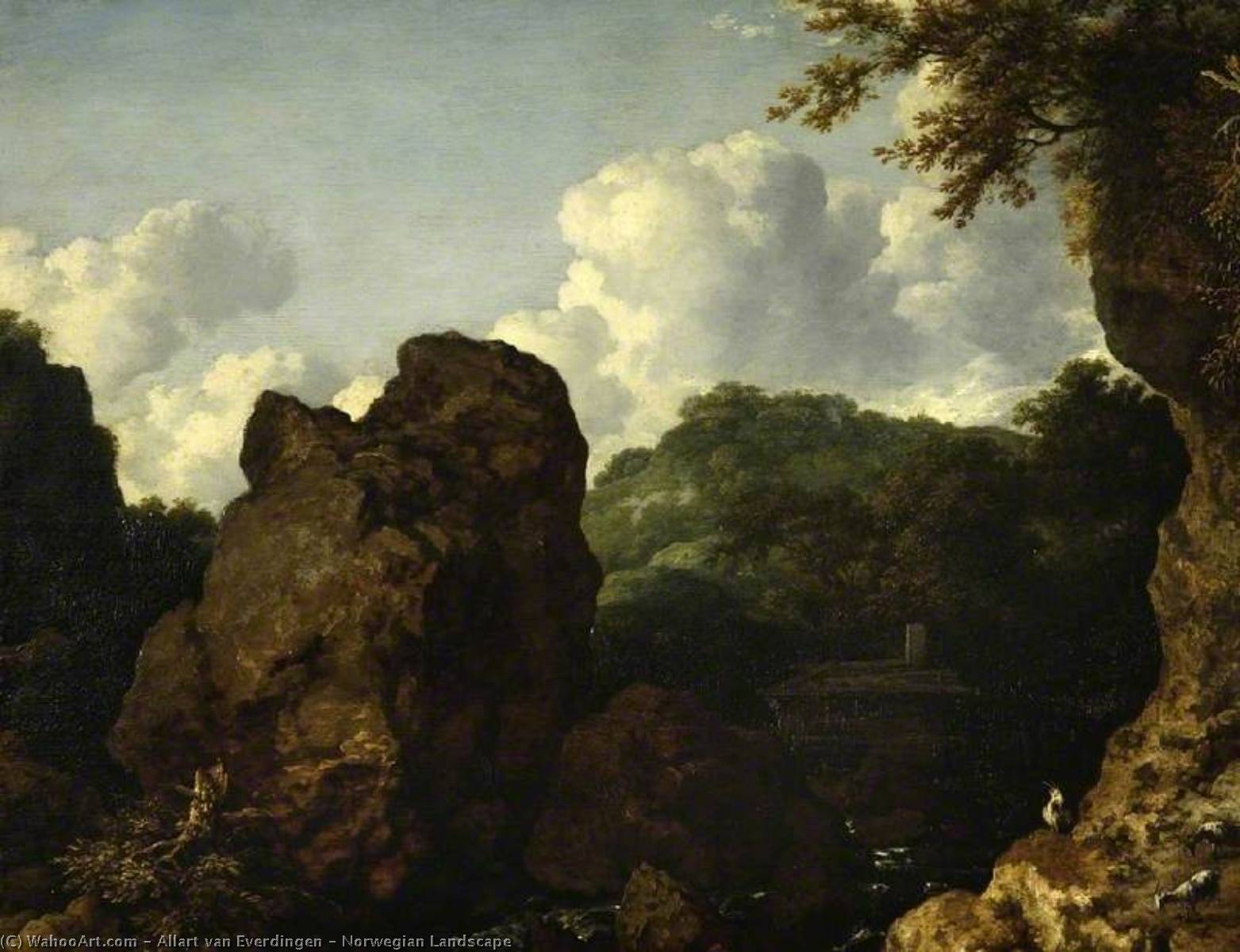 Norwegian Landscape — Allaert Van Everdingen