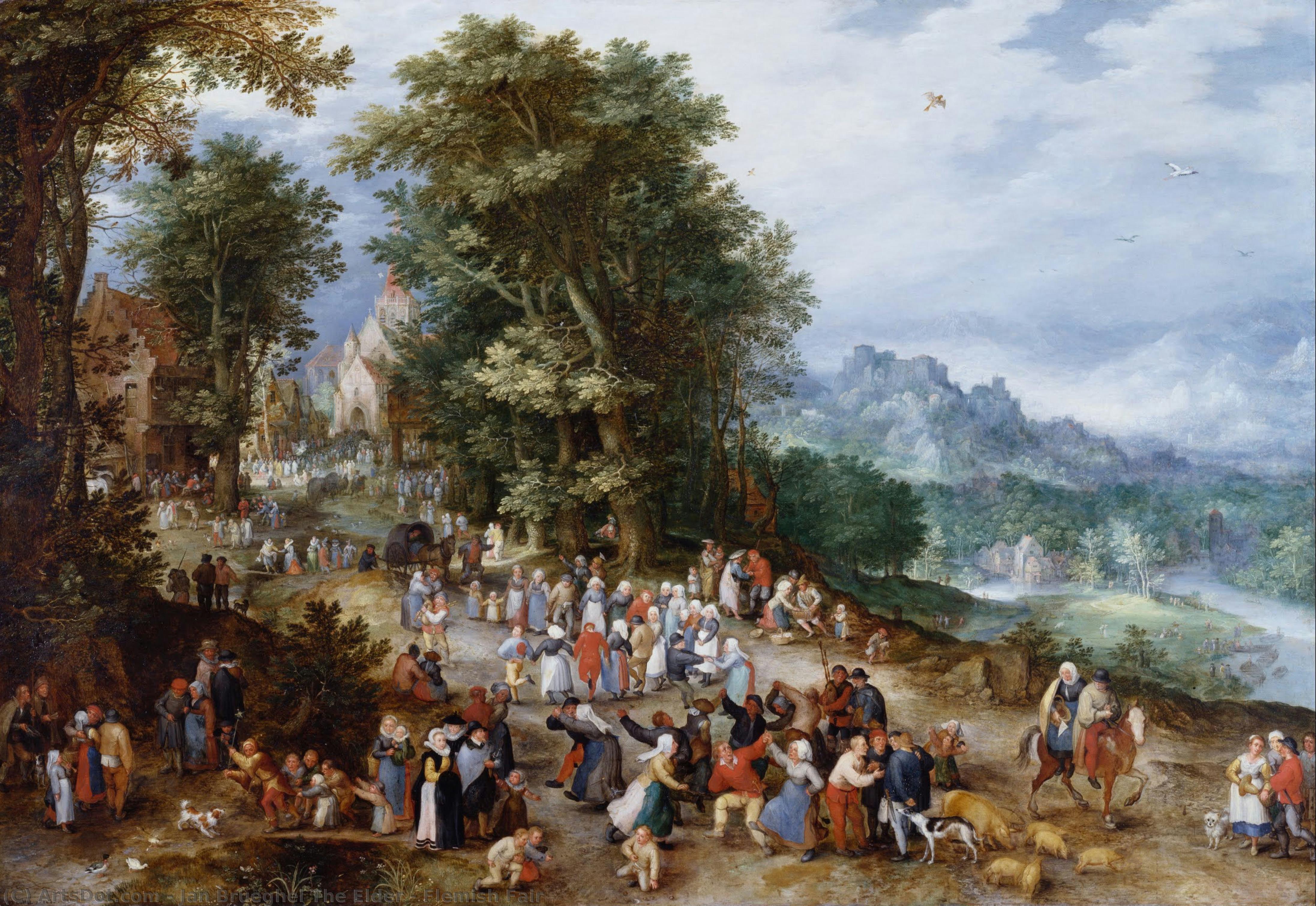 Flemish Fair — Jan Brueghel The Elder