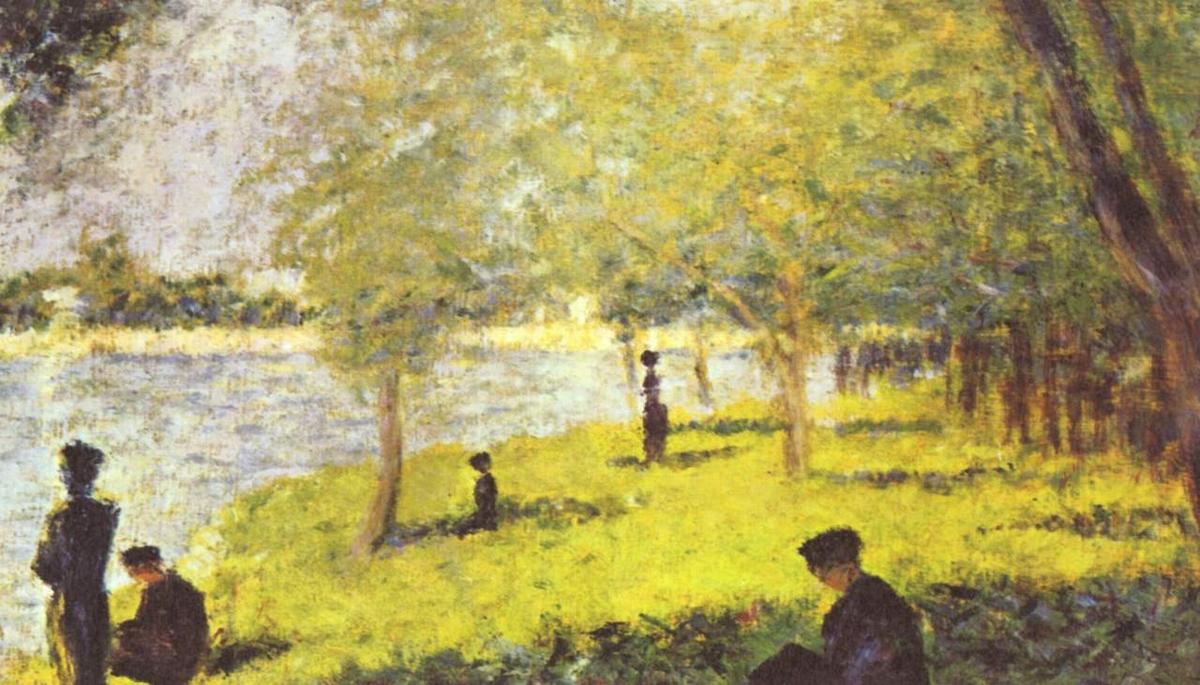 Study With Figures. Study For 'la Grande Jatte' — Georges Seurat