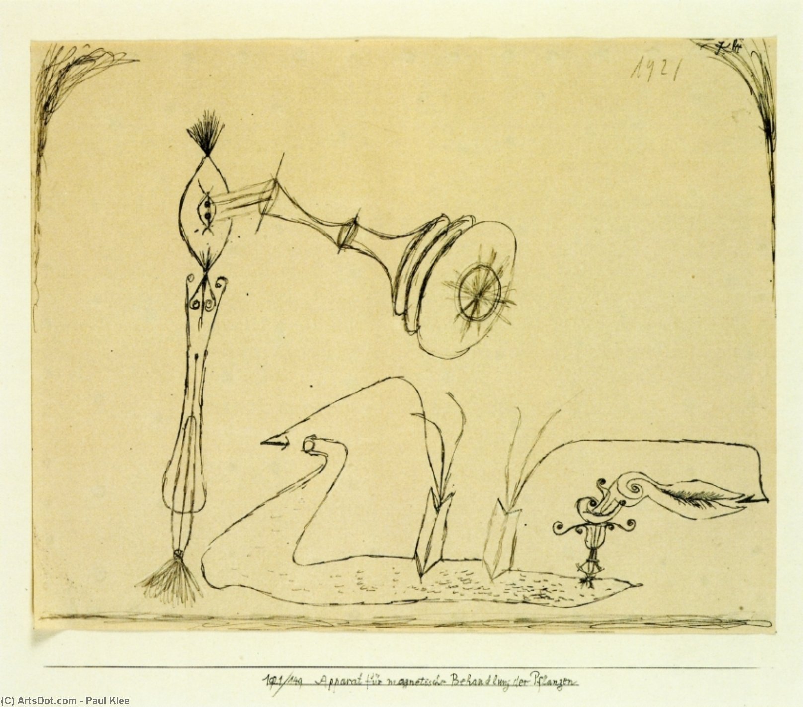 Apparatus For The Magnetic Treatment Of Plants — Paul Klee