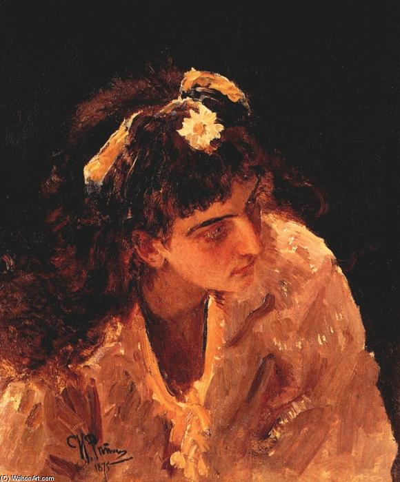 Head Of Woman (study) — Ilya Yefimovich Repin