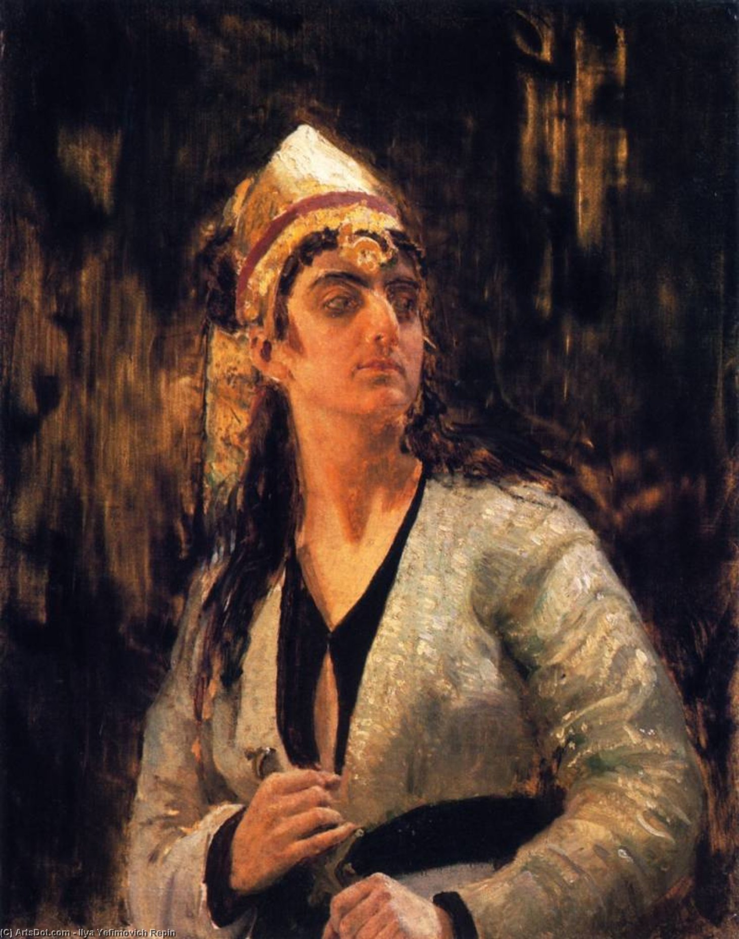 Woman With A Dagger — Ilya Yefimovich Repin
