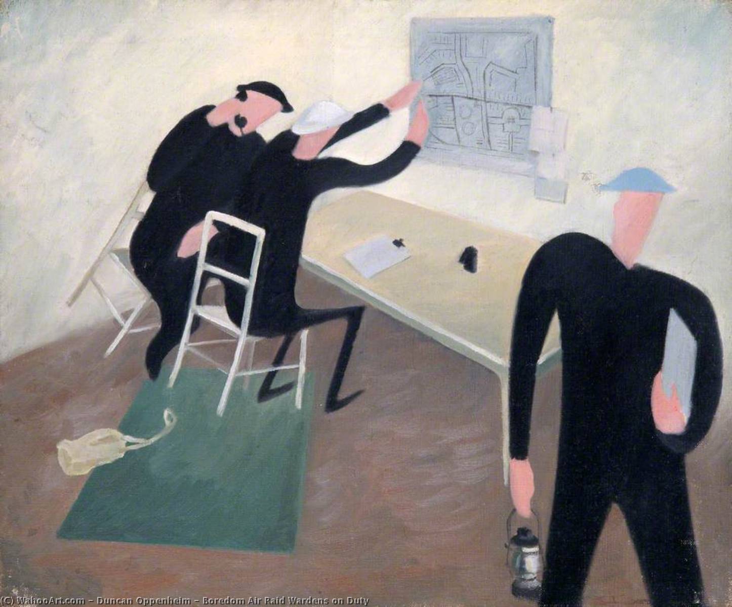 Boredom Air Raid Wardens On Duty — Duncan Oppenheim