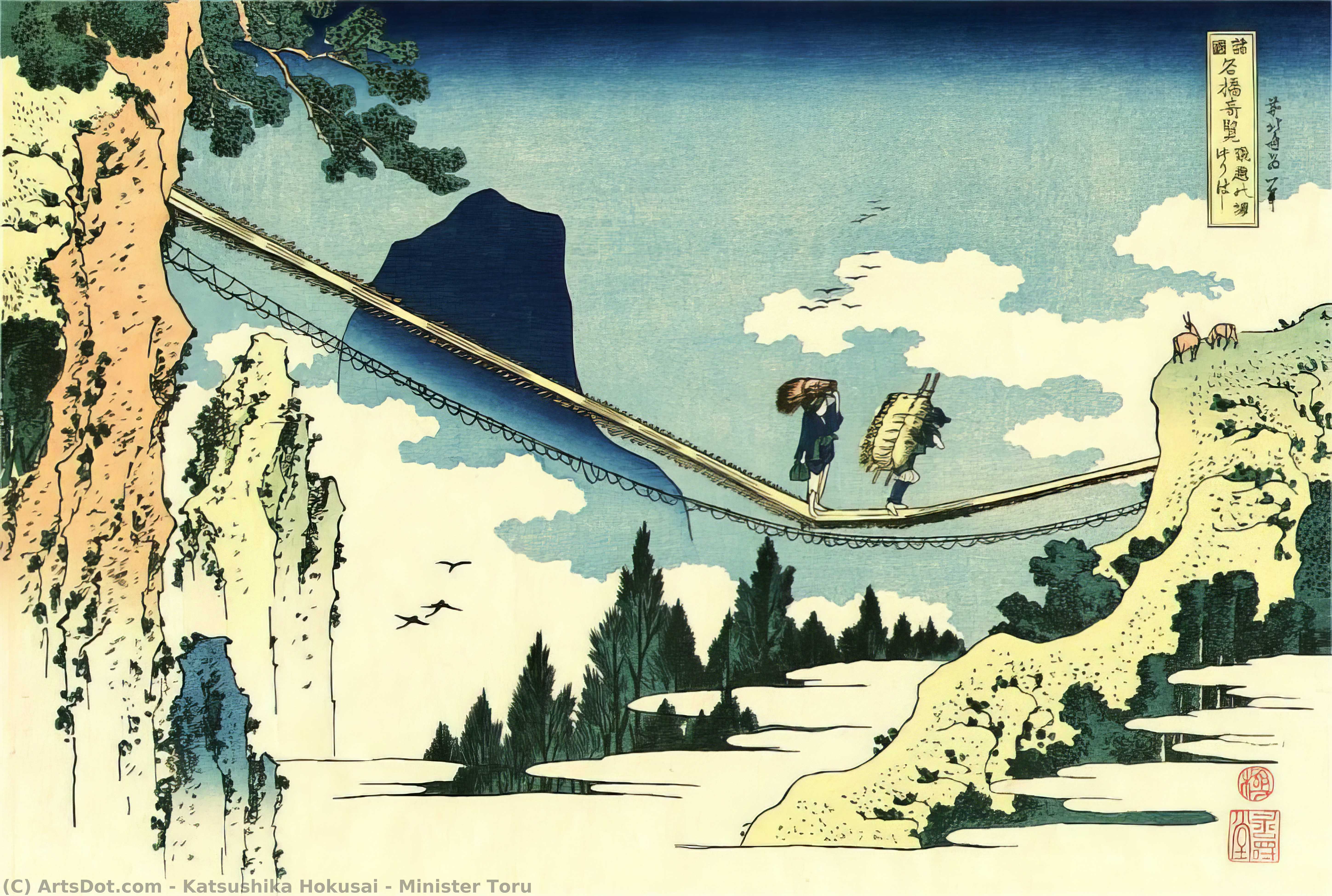 Minister Toru — Katsushika Hokusai
