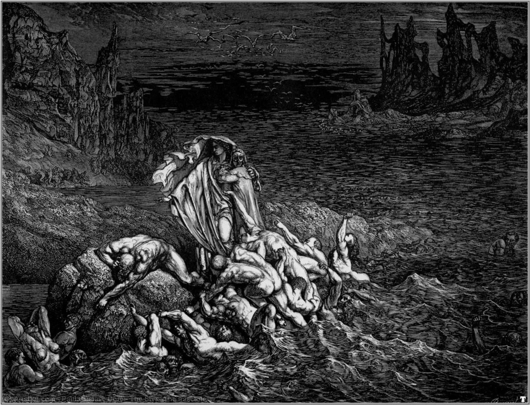 The Styx-the Irascible — Paul Gustave Doré