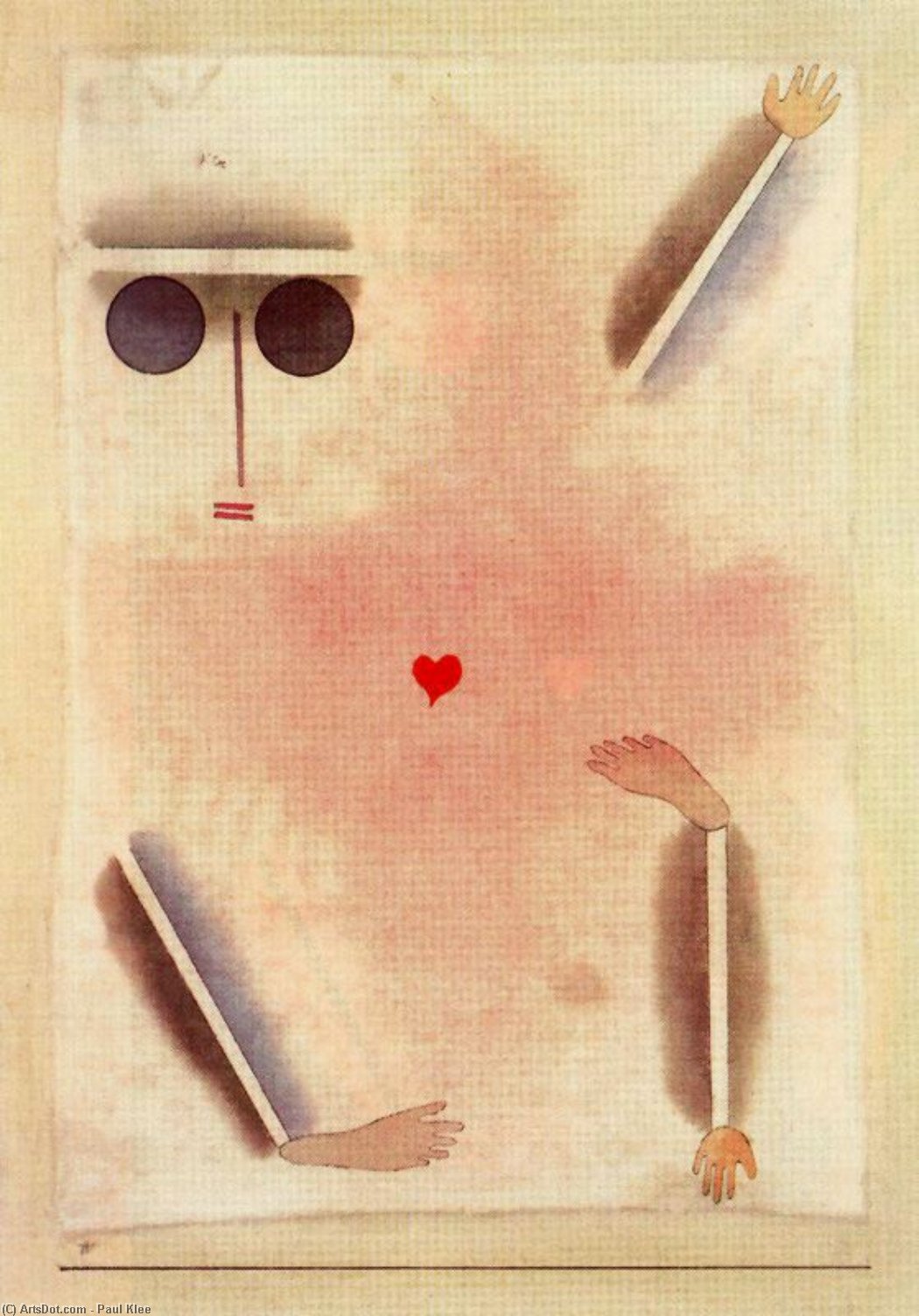 Has A Head, Hand, Foot And Heart — Paul Klee