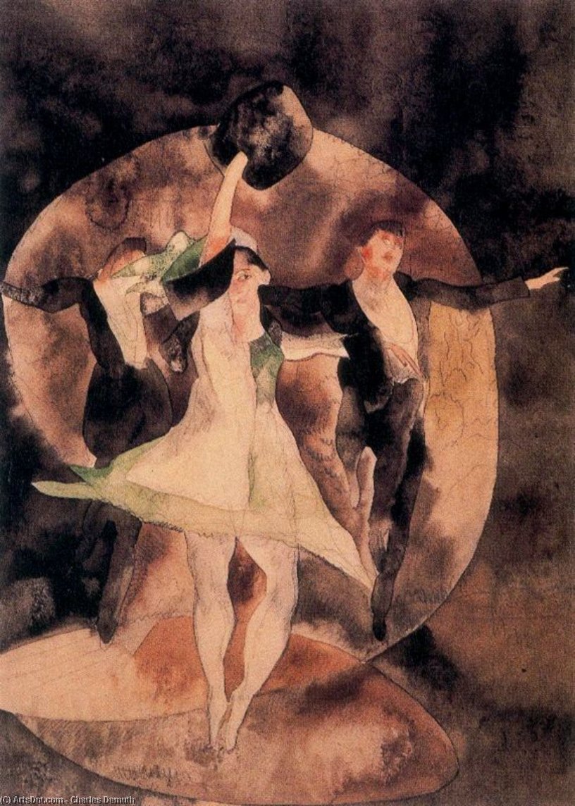 In Vaudeville. The Green Dancer — Charles Demuth