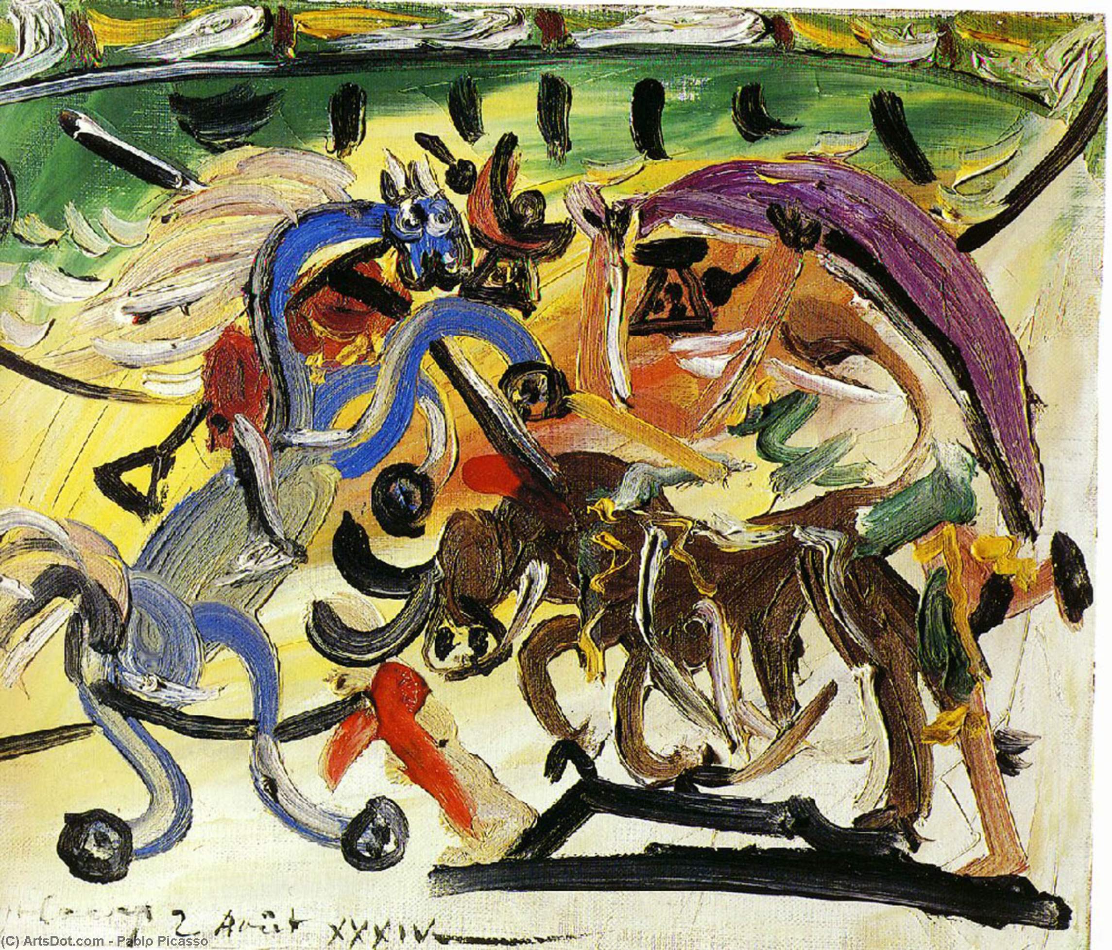 A Bullfight — Pablo Picasso