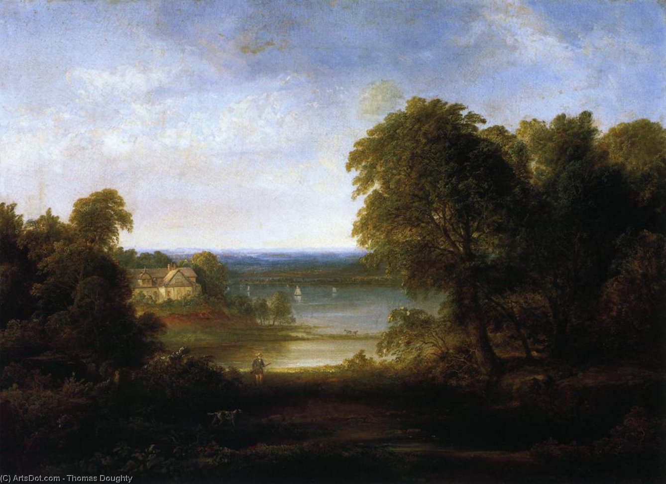 Landscape With Factory — Thomas Doughty