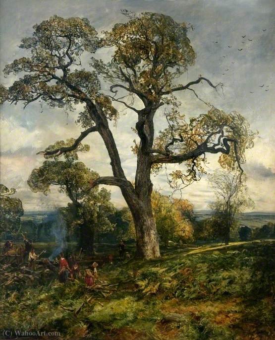 Woodcutters In Cadzow Forest — Alexander Fraser