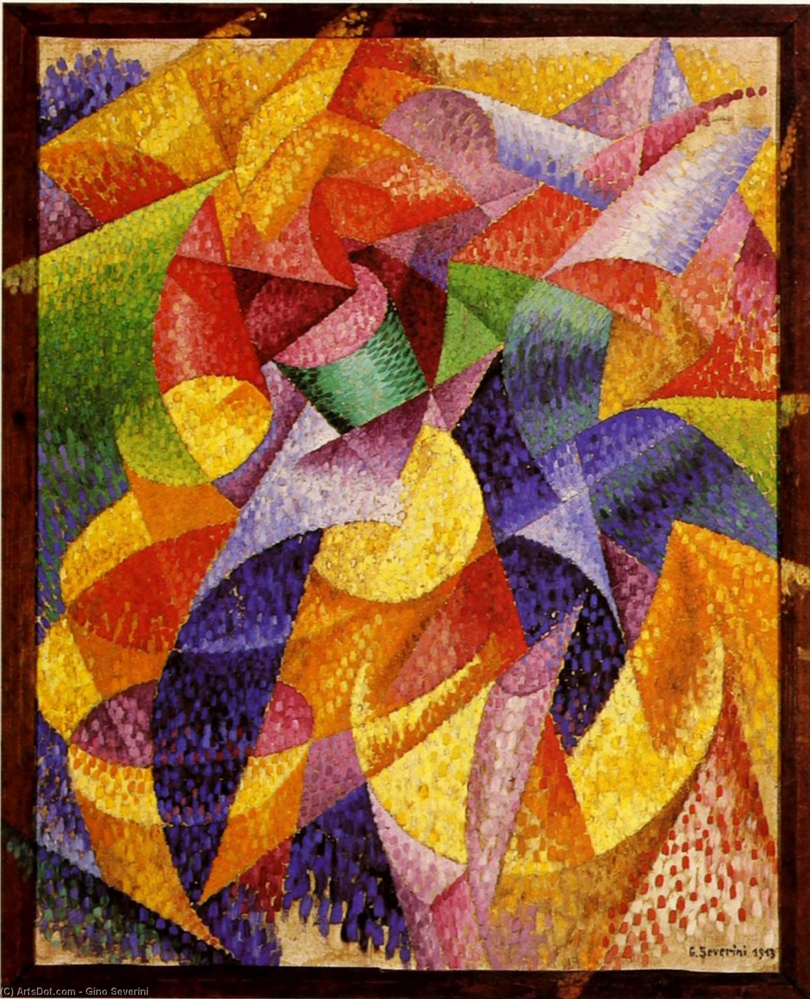 Sea = Dancer — Gino Severini