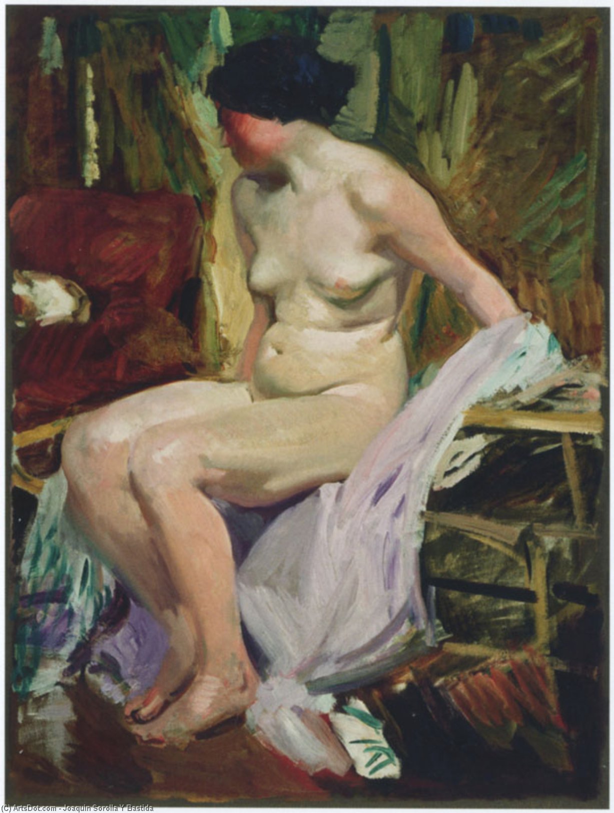 Female Nude — Joaquín Sorolla Y Bastida