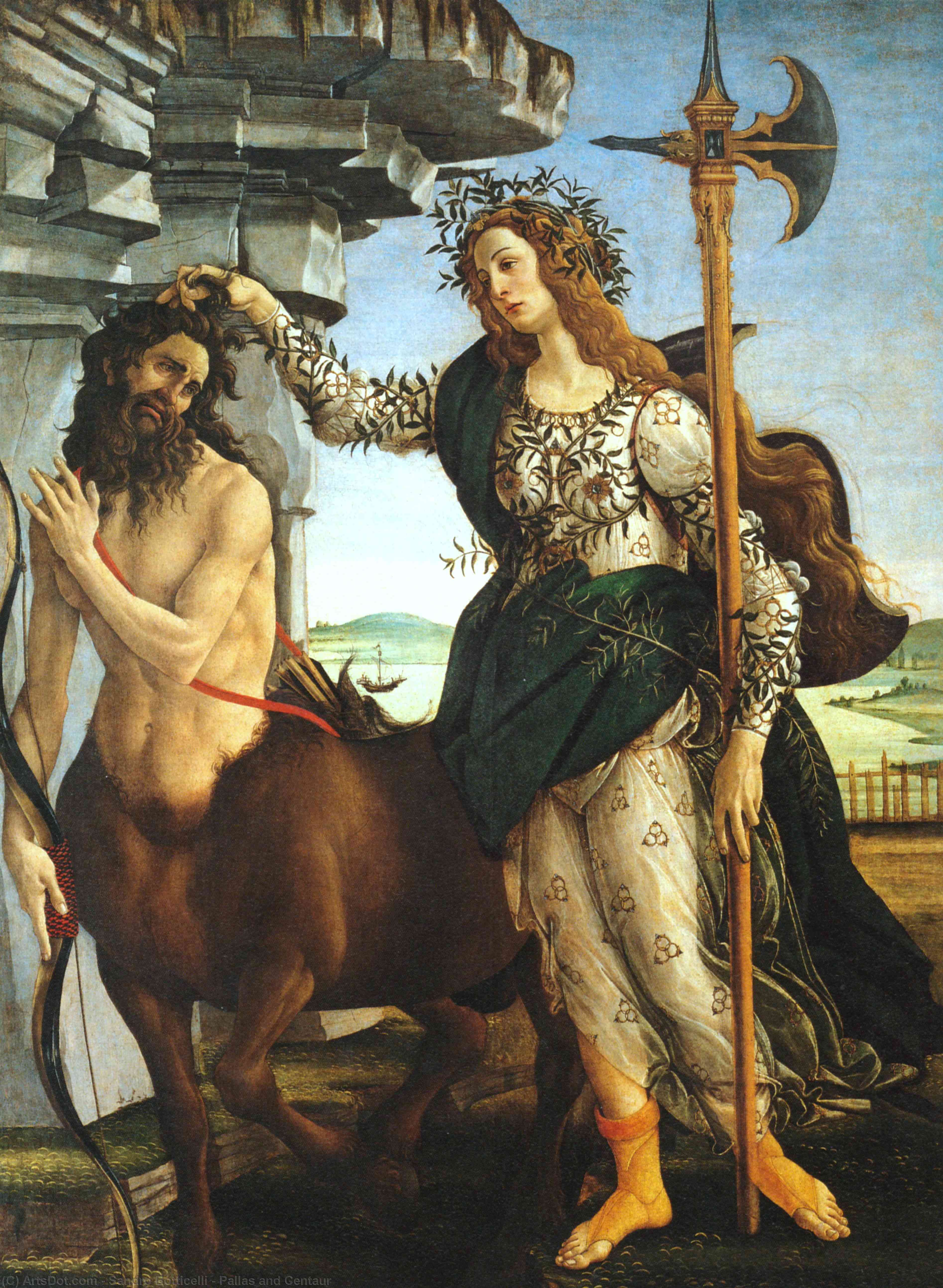 Pallas And Centaur — Sandro Botticelli