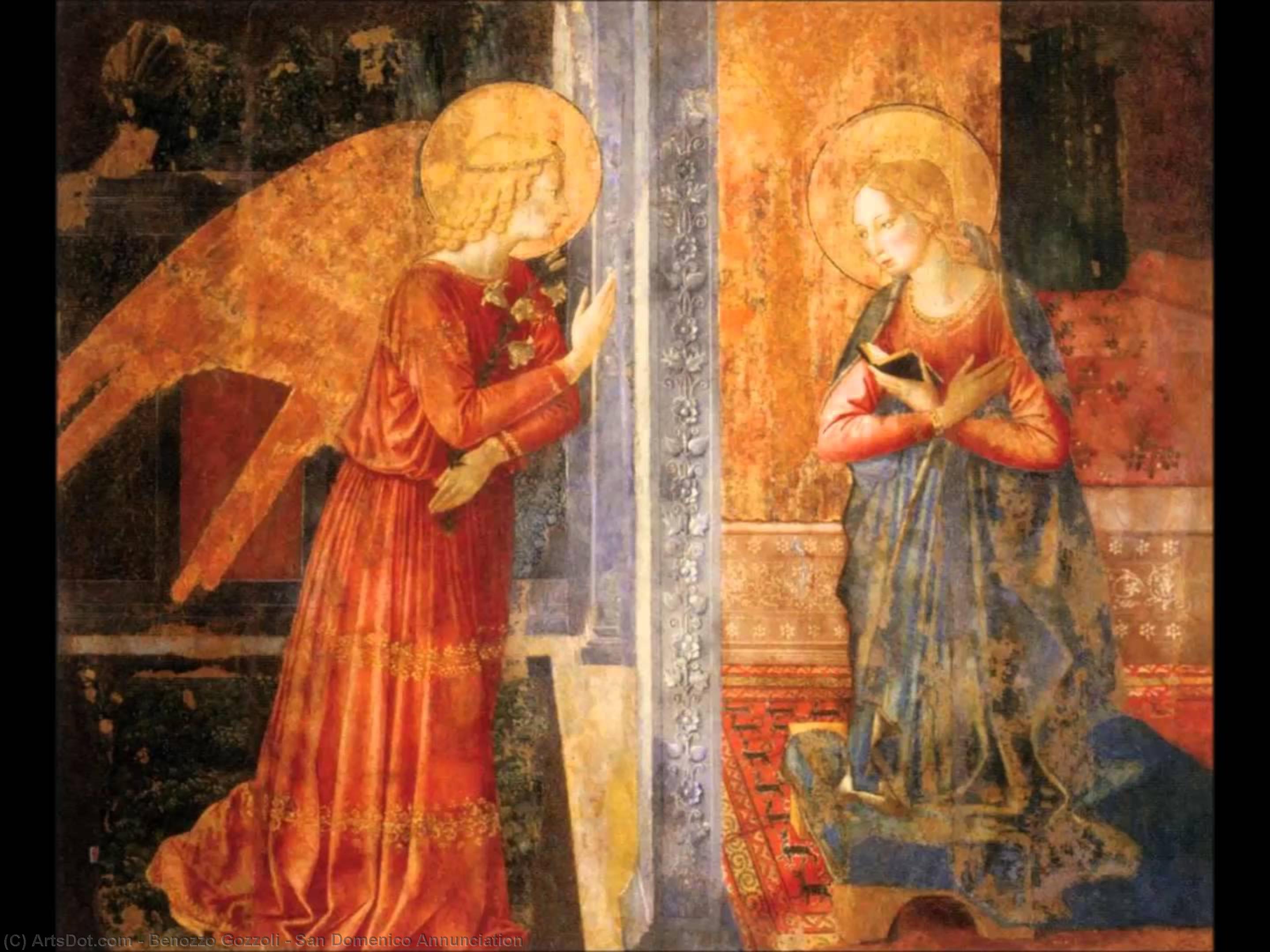 San Domenico Annunciation — Benozzo Gozzoli