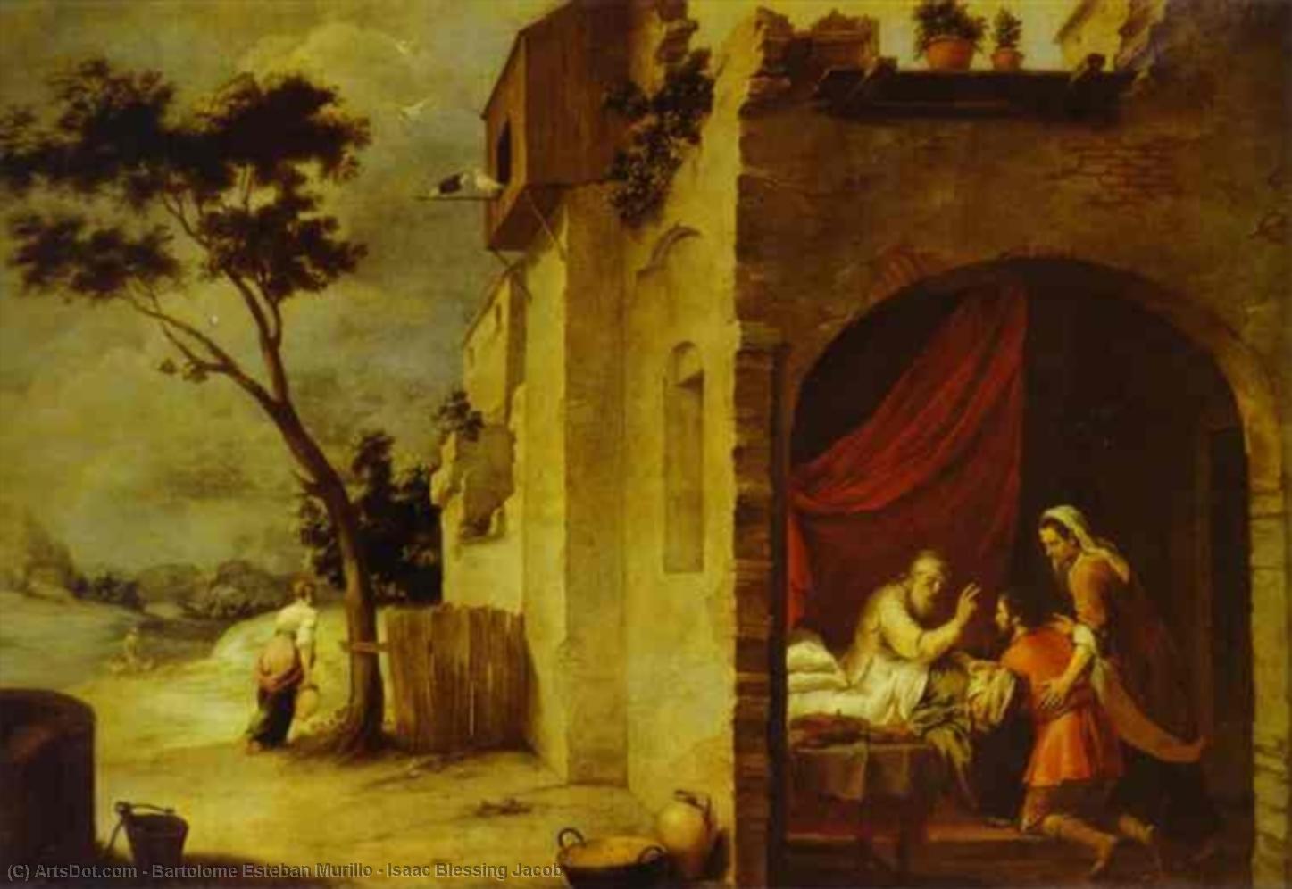 Isaac Blessing Jacob — Bartolomé Esteban Murillo