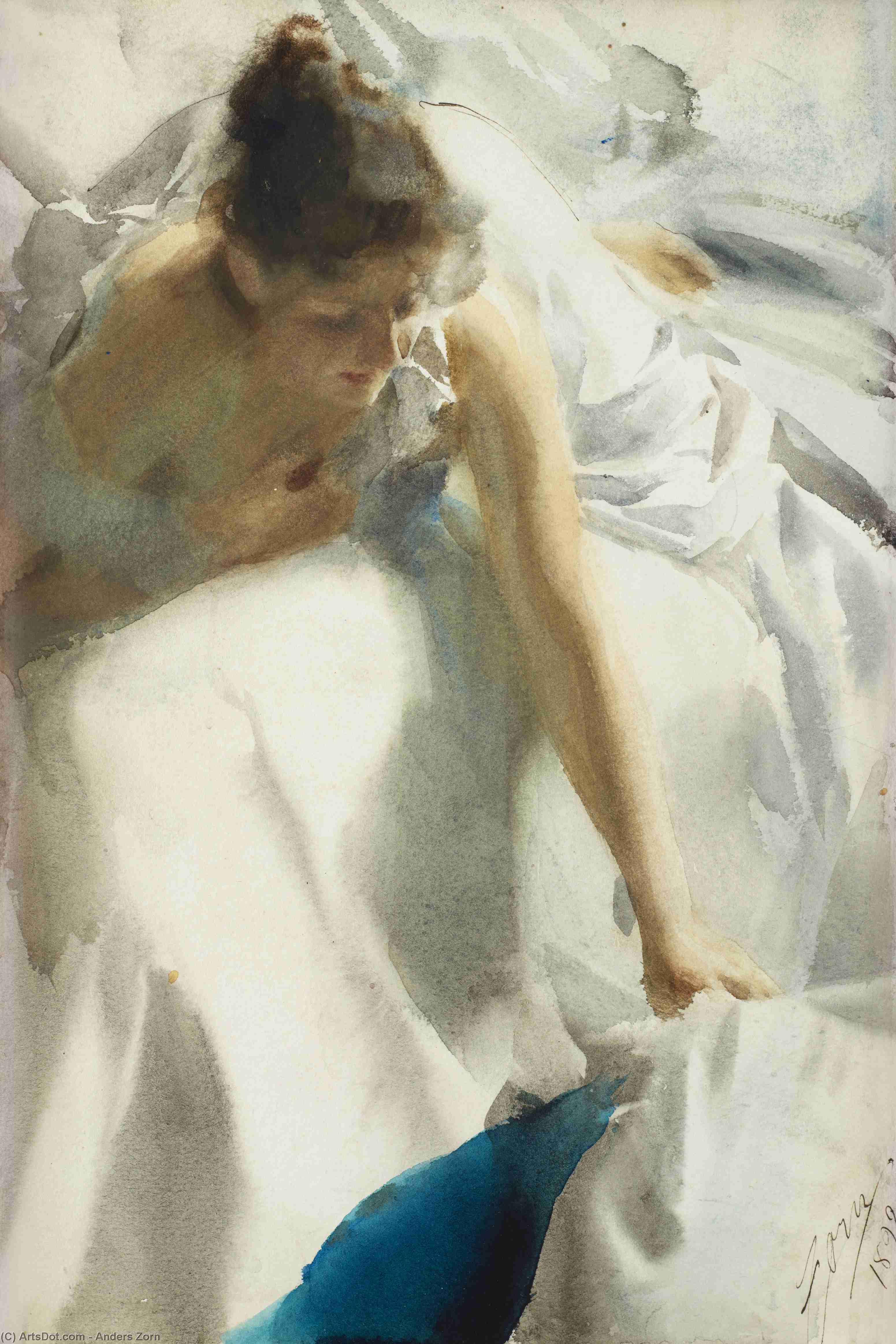 Reveil, Boulevard Clichy — Anders Leonard Zorn