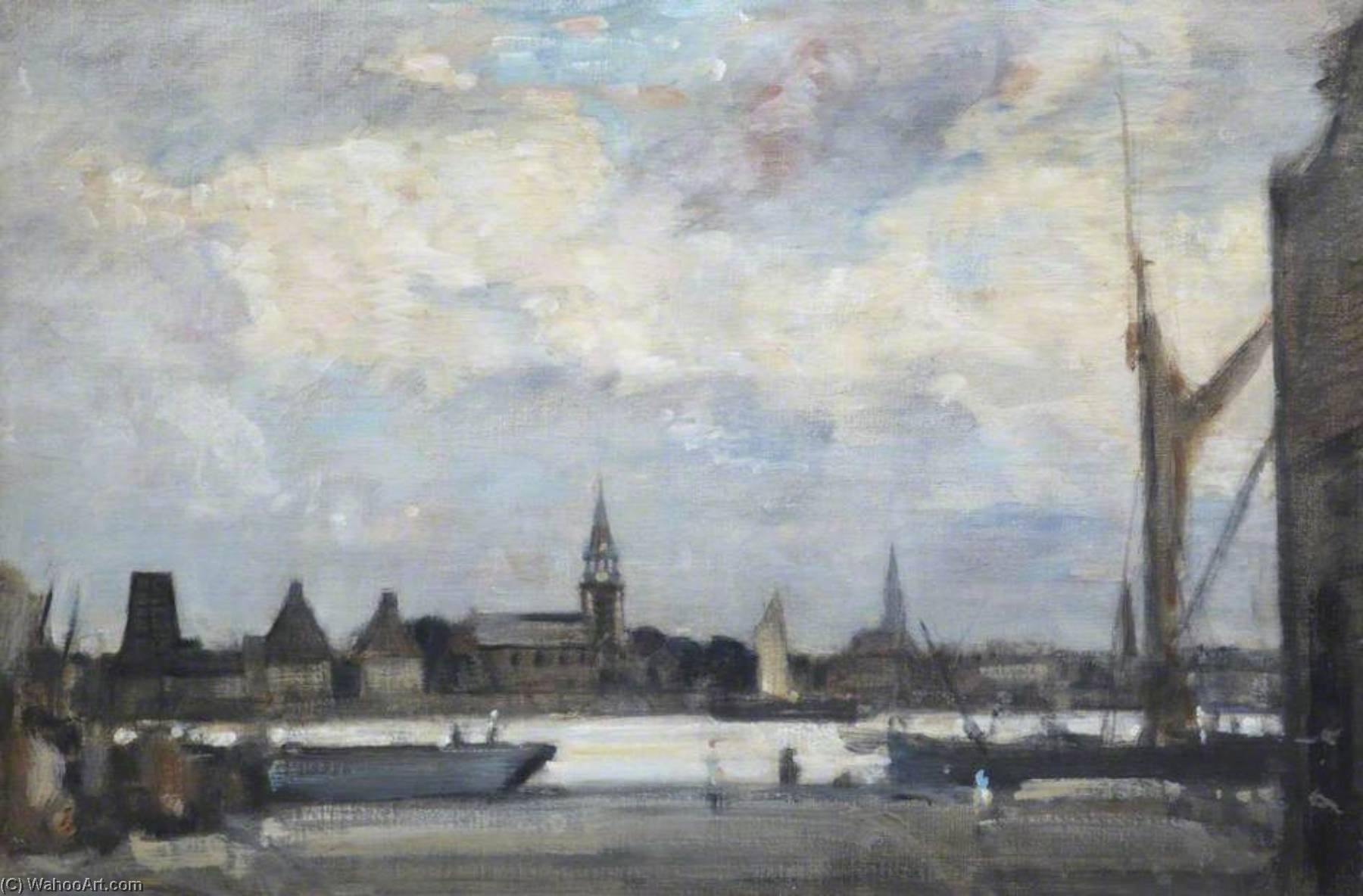 River Scene, St Neots — David Muirhead
