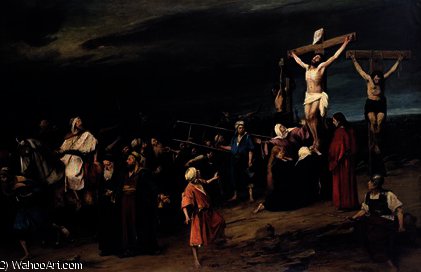 Christ On The Cross — Mihály Munkácsy