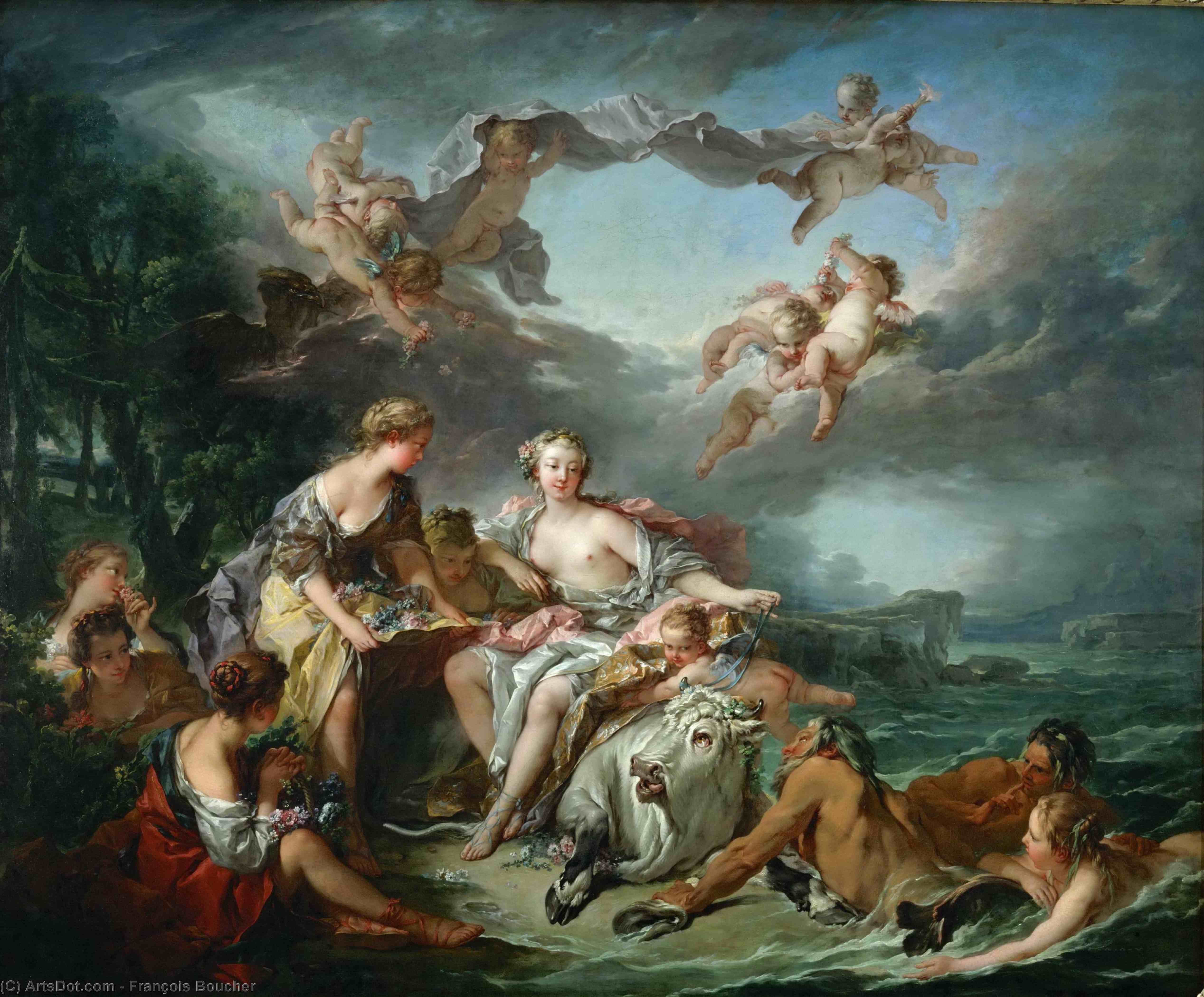 The Rape Of Europa — François Boucher