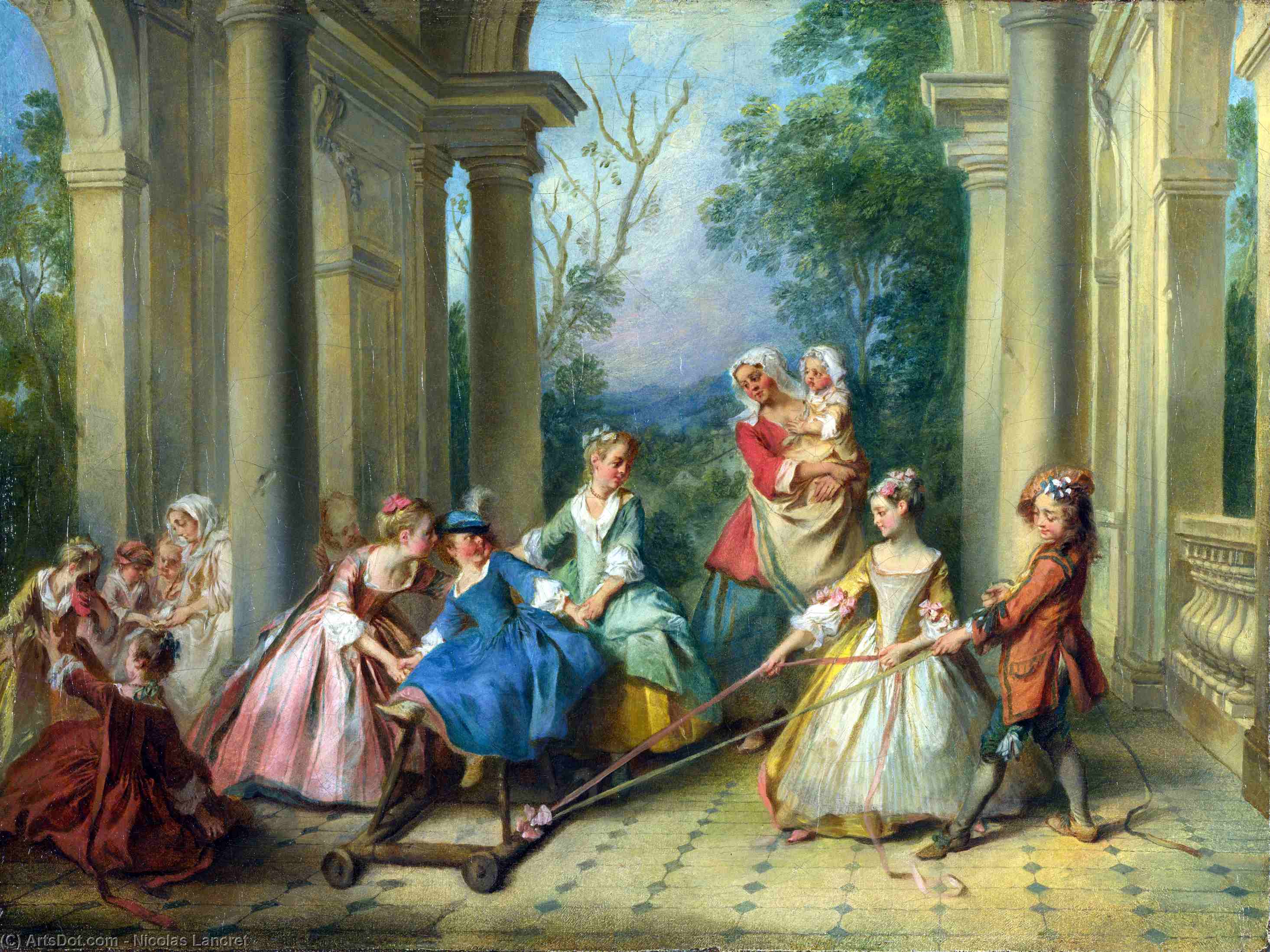 The Four Ages Of Man - Childhood — Nicolas Lancret