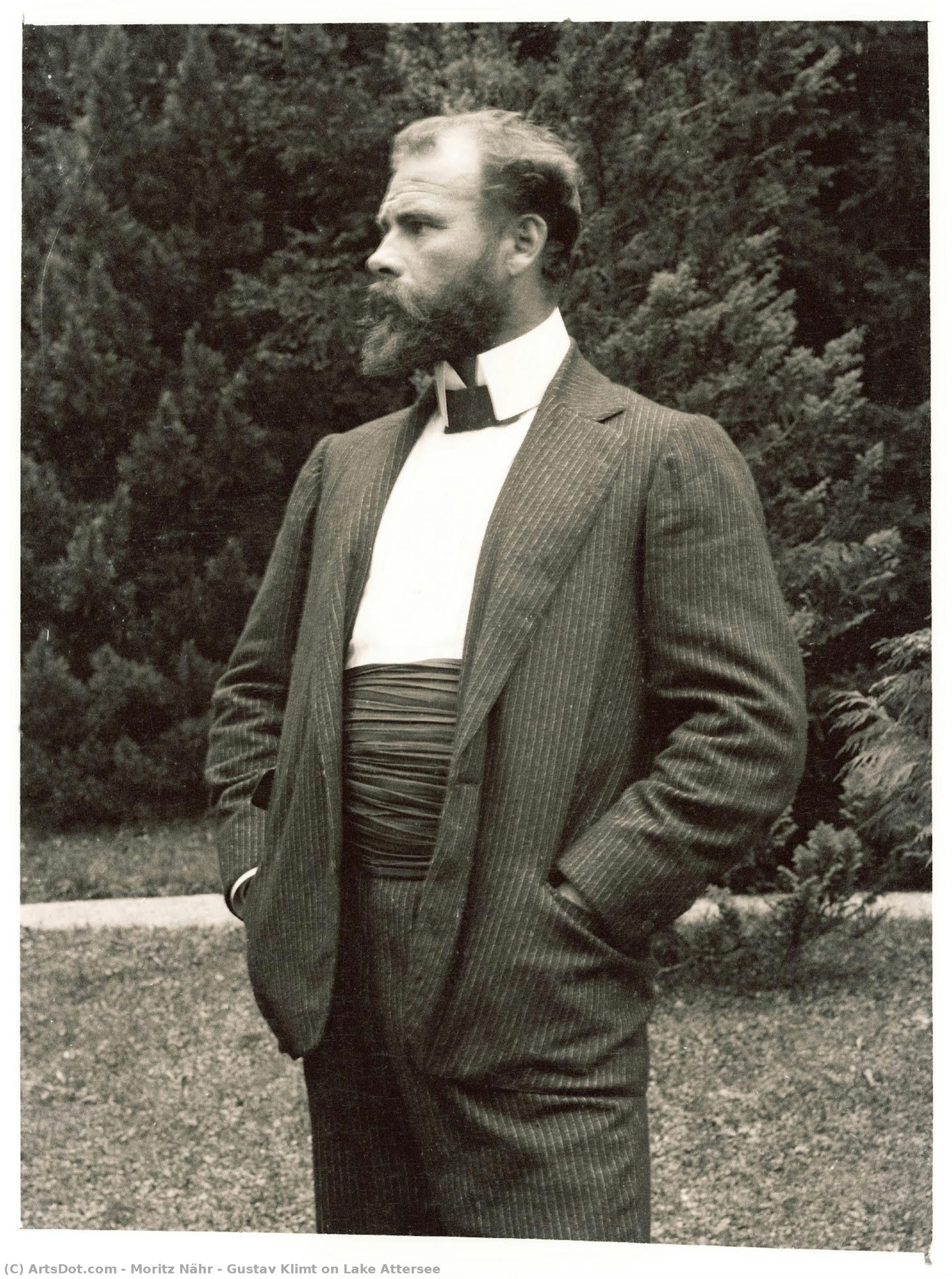 Gustav Klimt On Lake Attersee — Moritz Nähr