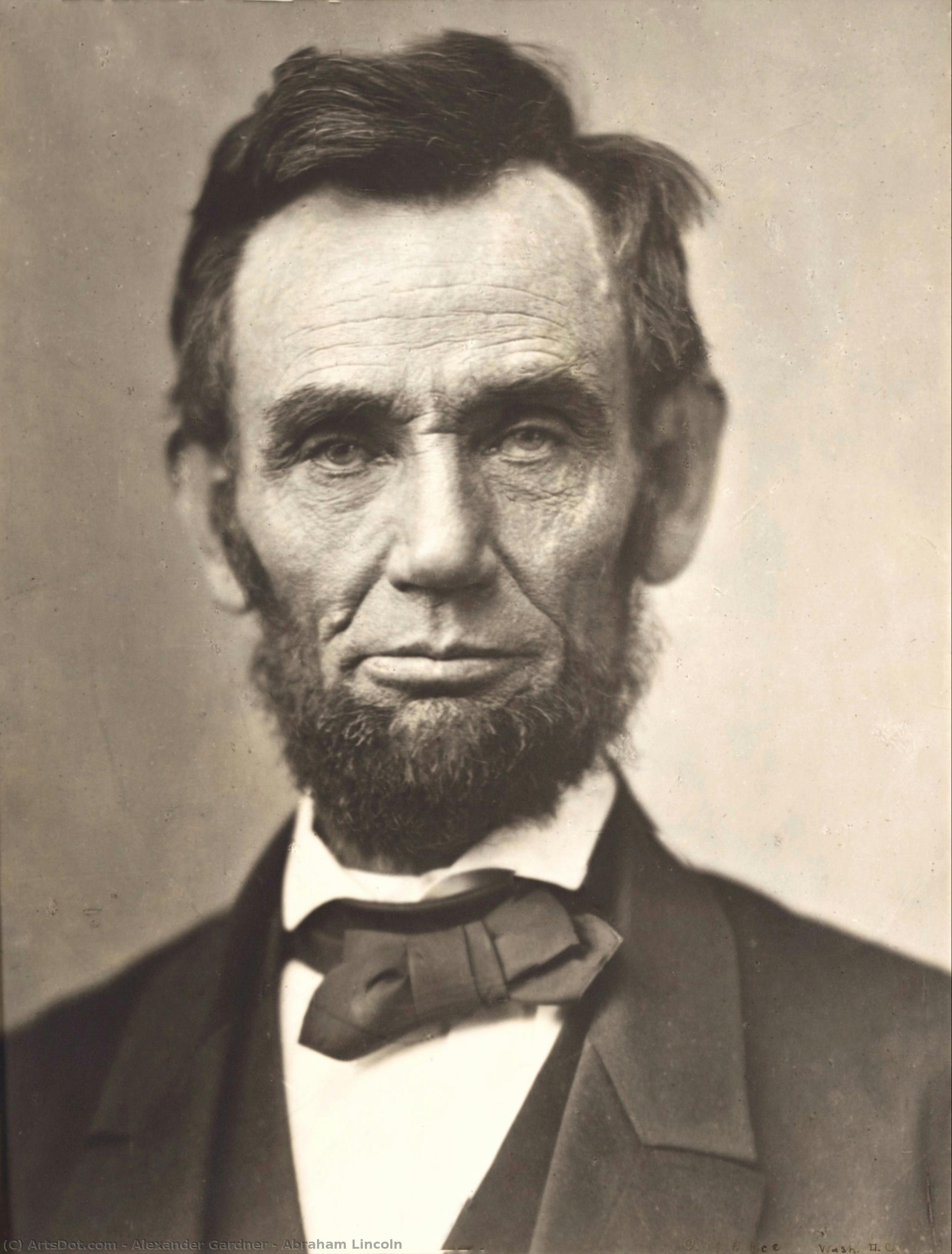 Abraham Lincoln — Alexander Gardner