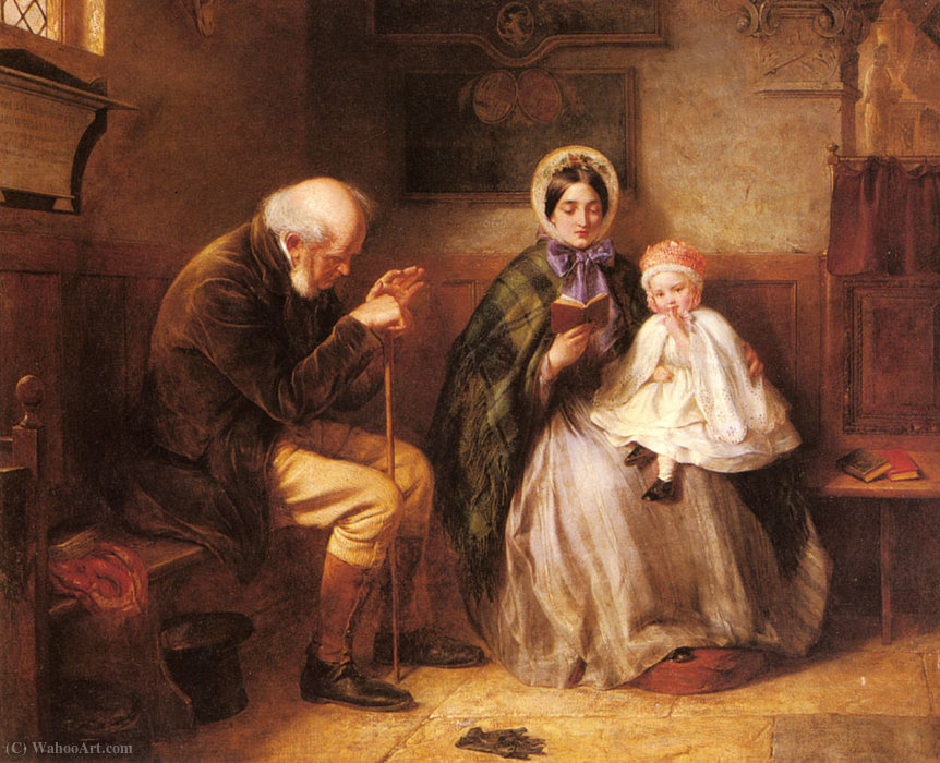 In Church — Edward Robert Hughes