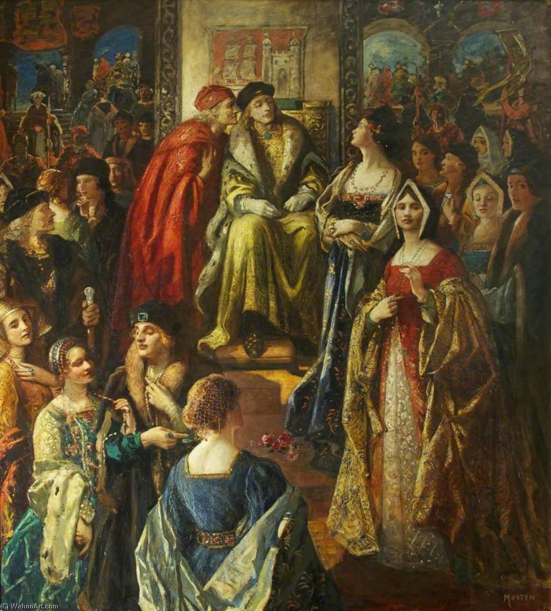 King Henry Vii Fining The Citizens Of Bristol Because Their Wives Were So Finely Dressed, 1490 — Thomas Edwin Mostyn