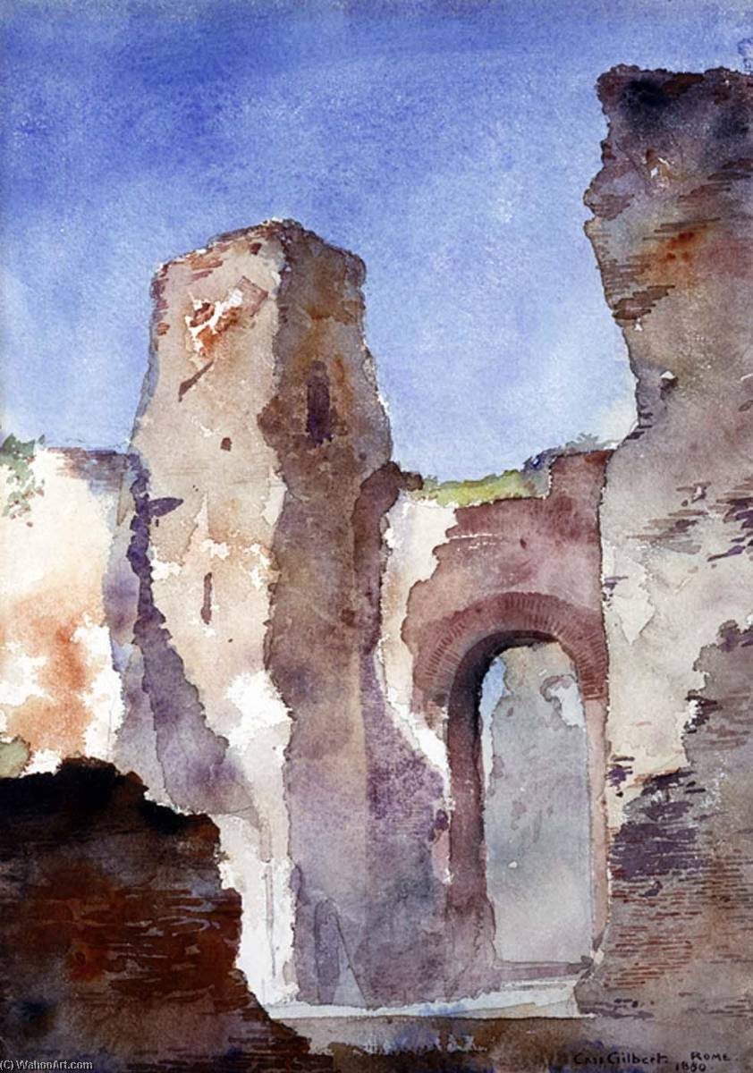 Baths Of Caracalla, Rome — Cass Gilbert