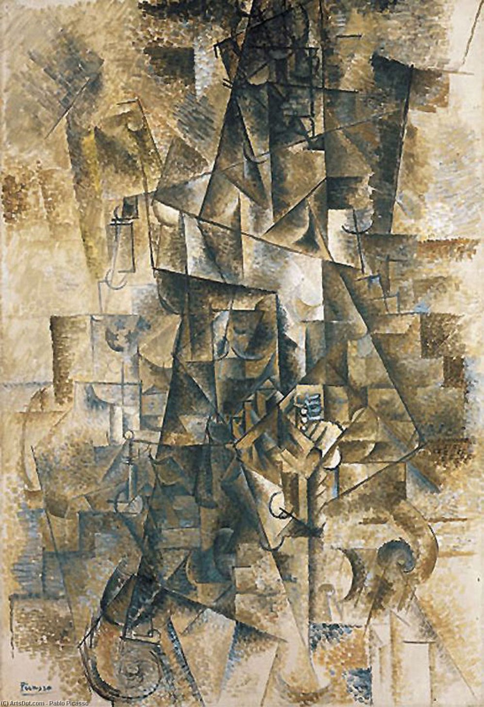 The Piano Accordionist — Pablo Picasso