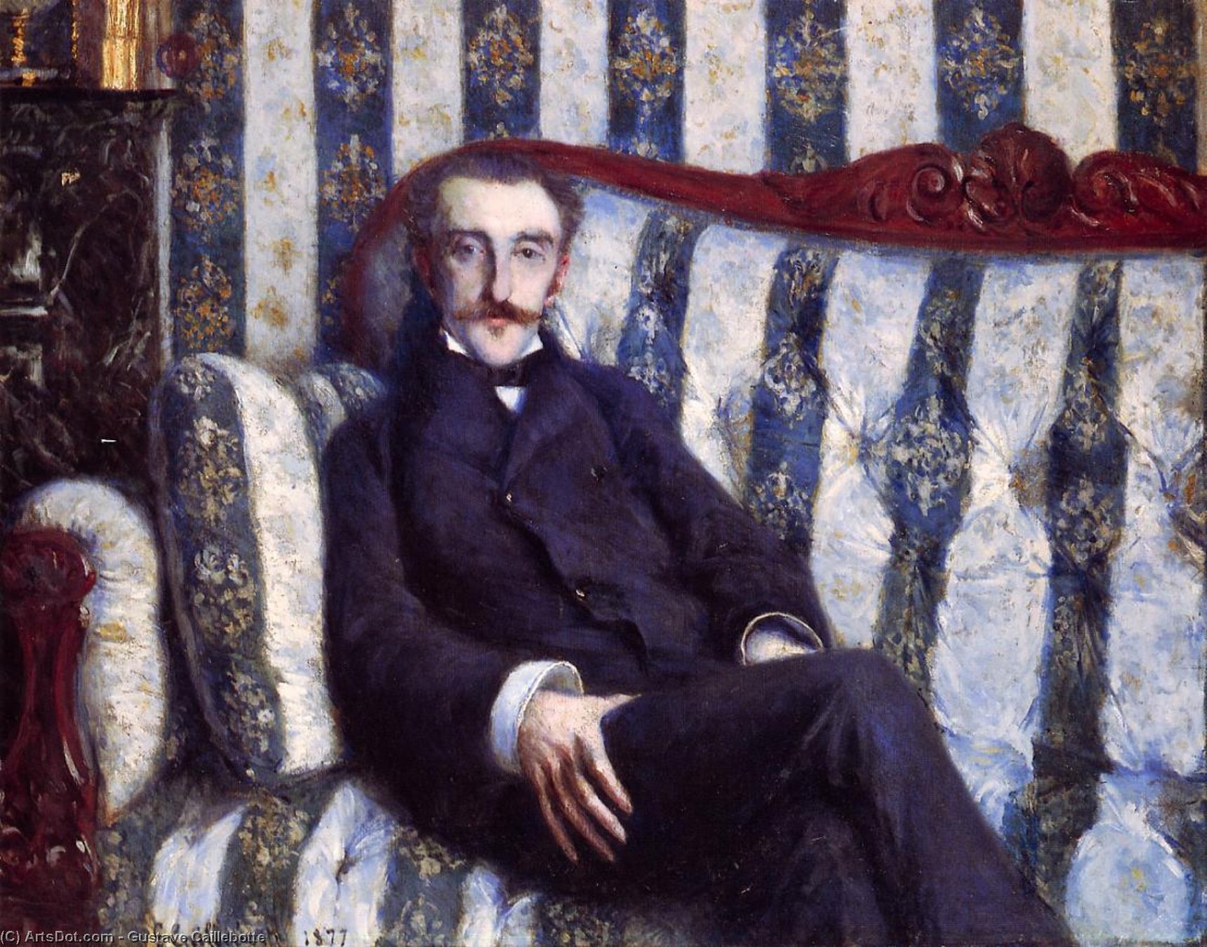 Portrait Of A Man — Gustave Caillebotte