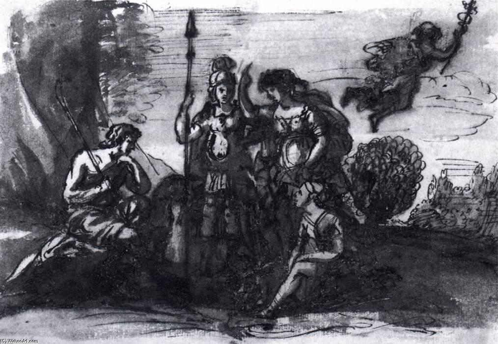 The Judgement Of Paris — Claude Lorrain (claude Gellée)