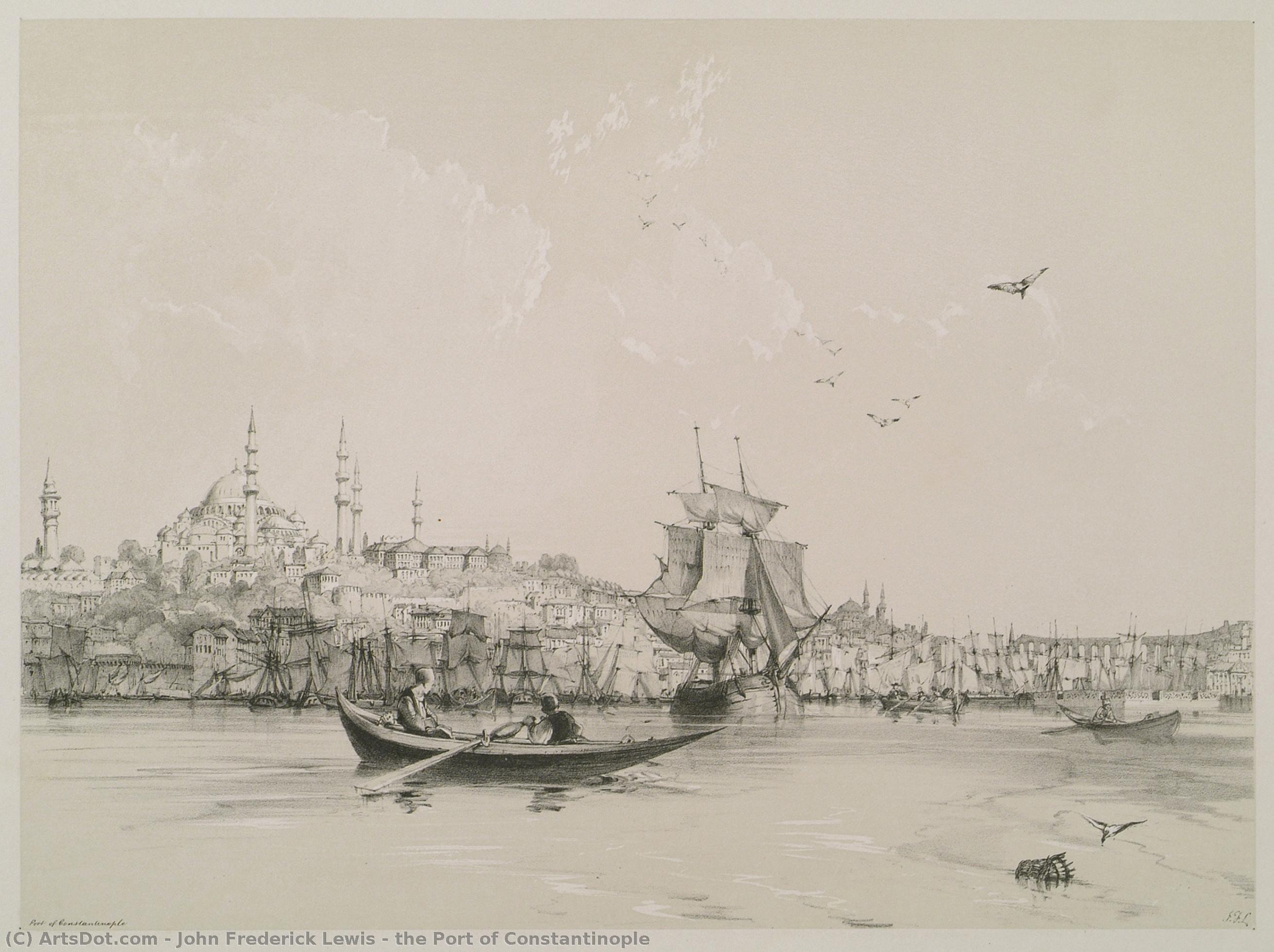 The Port Of Constantinople — John Frederick Lewis